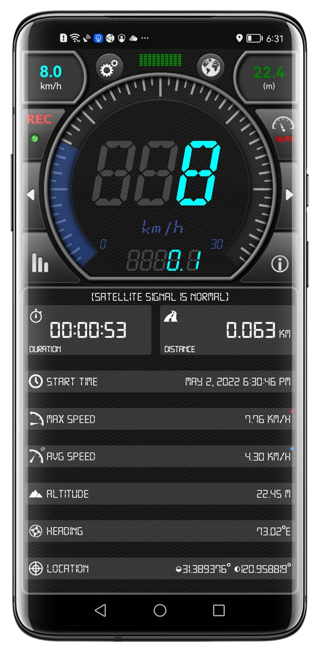 GPS Speed | Indus Appstore | Screenshot