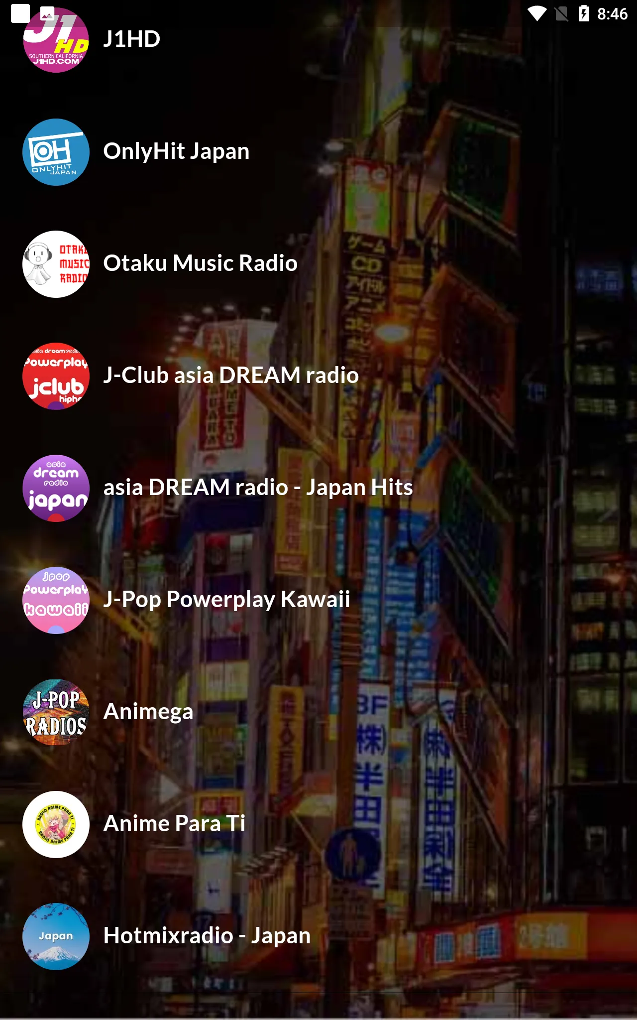 J-Pop Music Radios | Indus Appstore | Screenshot