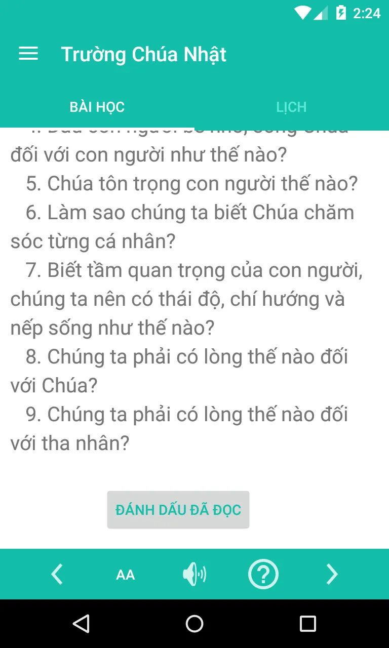 Trường Chúa Nhật | Indus Appstore | Screenshot