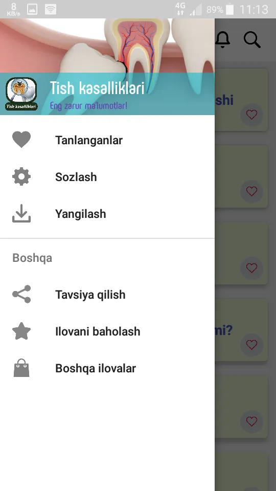 Tish kasalliklari va davosi | Indus Appstore | Screenshot