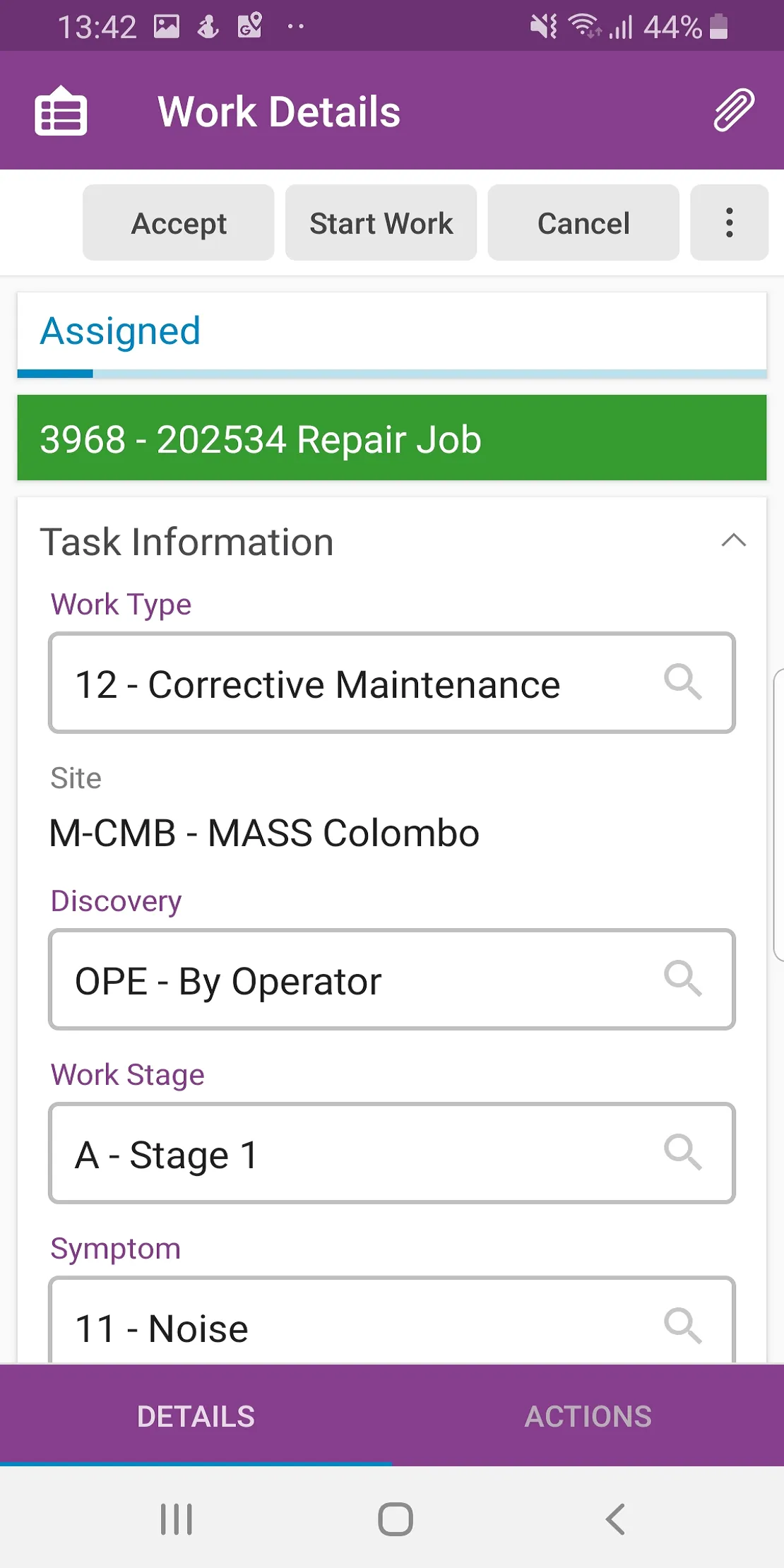 IFS MWO Maintenance 10 | Indus Appstore | Screenshot