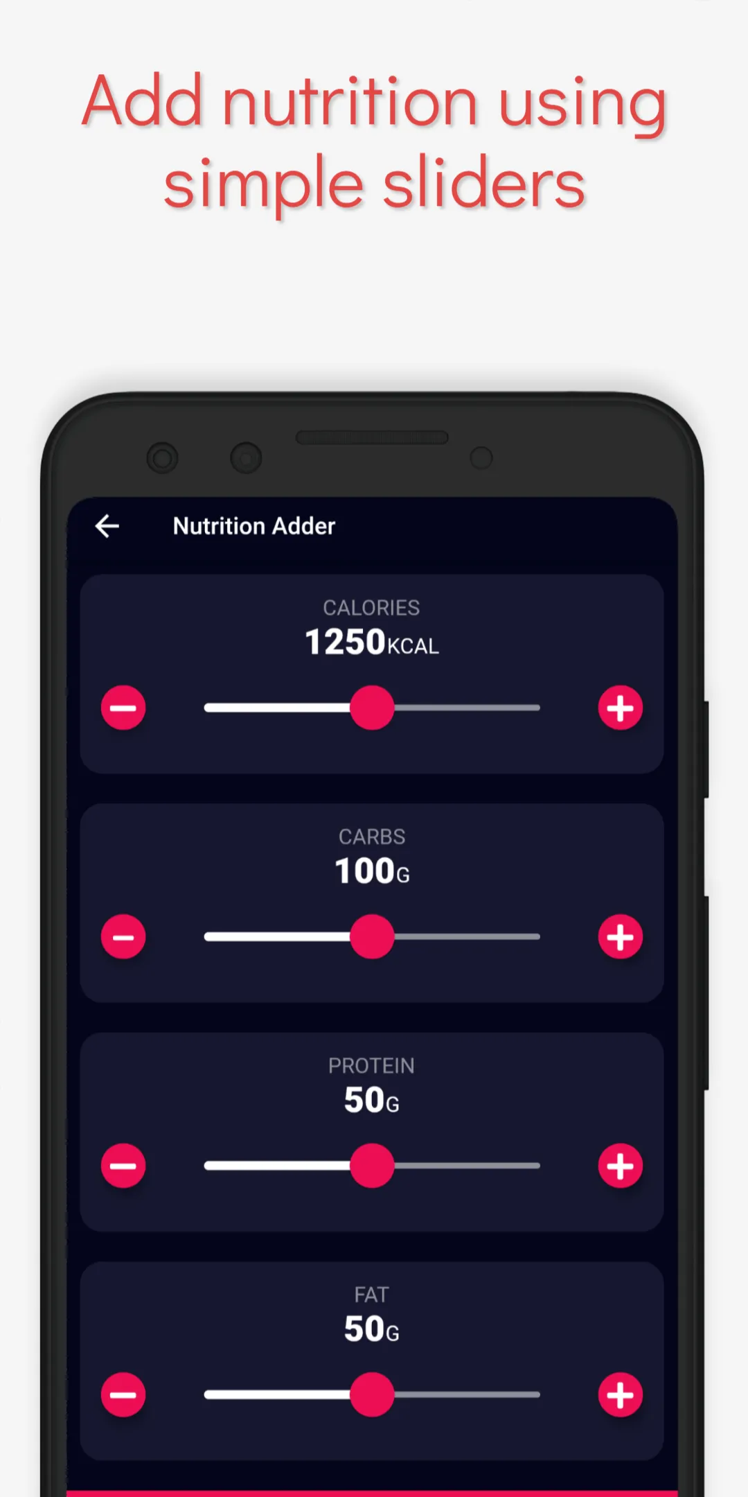 FitFood: Nutrition Tracker | Indus Appstore | Screenshot