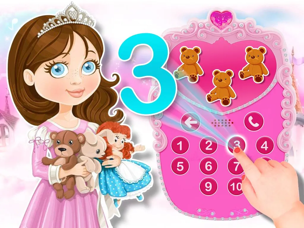 Pink Baby Princess Phone | Indus Appstore | Screenshot