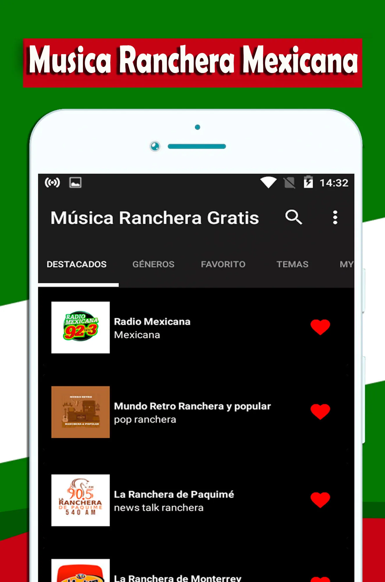 Musica Ranchera Mexicana | Indus Appstore | Screenshot