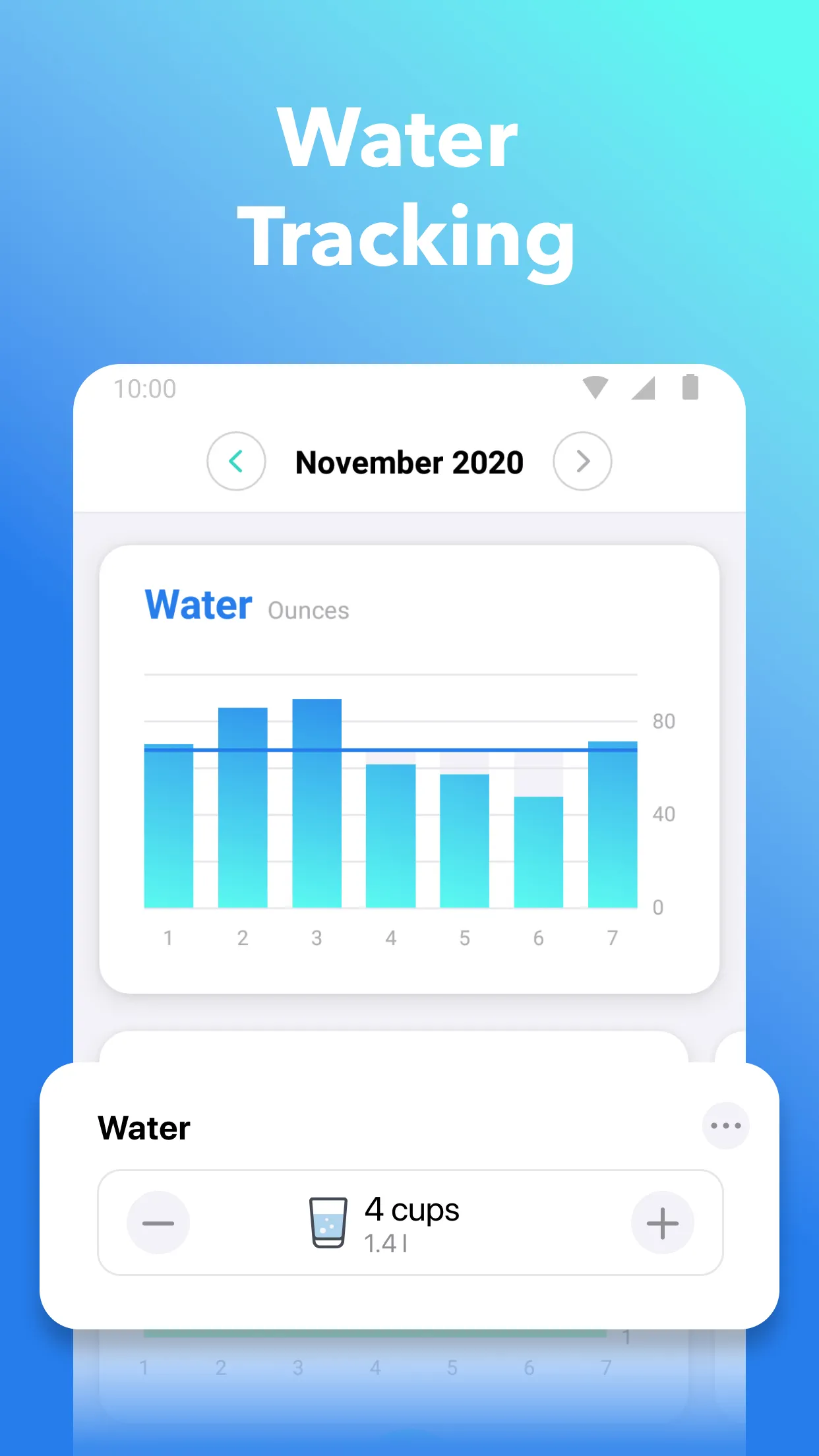 Nutrilio: Food Tracker & Water | Indus Appstore | Screenshot