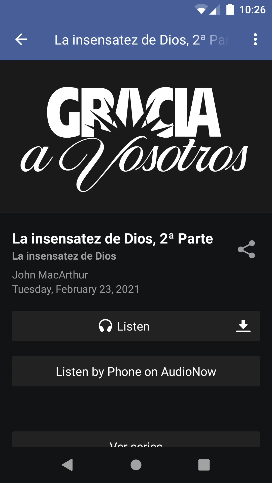 Gracia a Vosotros | Indus Appstore | Screenshot