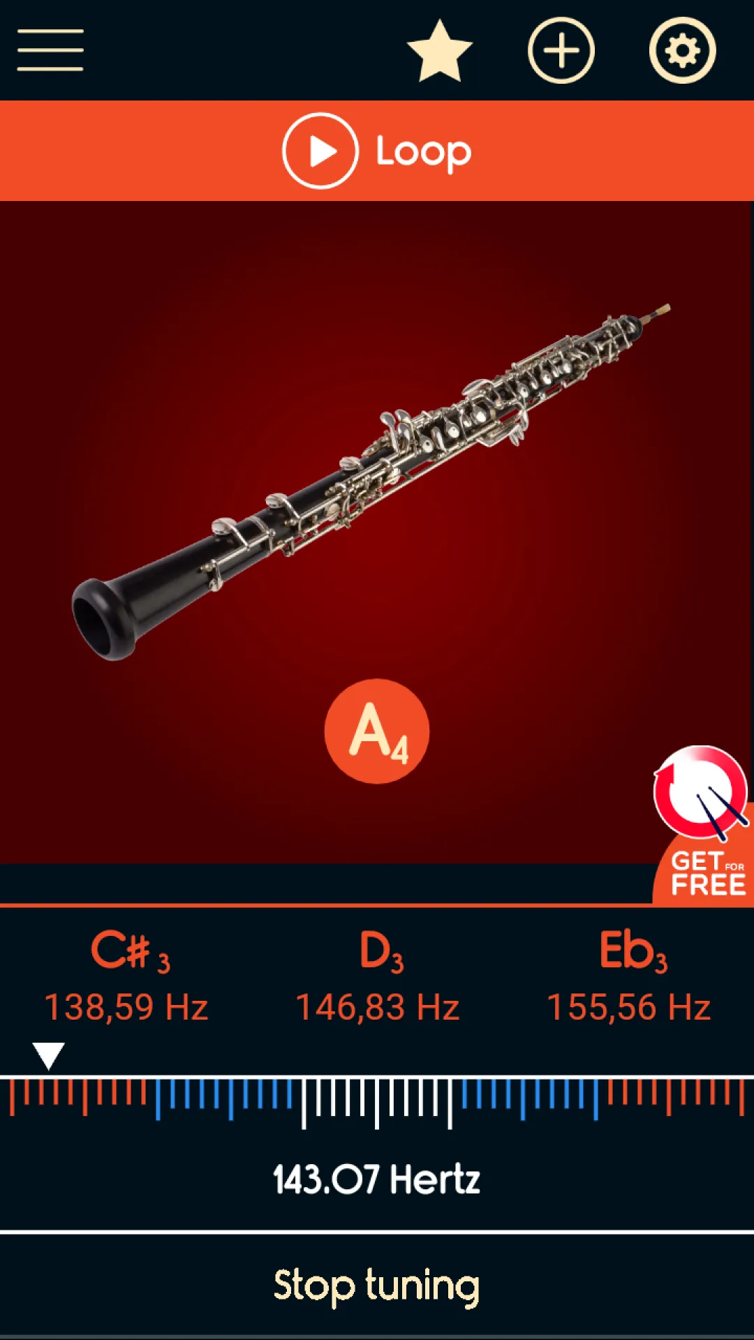 Master Oboe Tuner | Indus Appstore | Screenshot