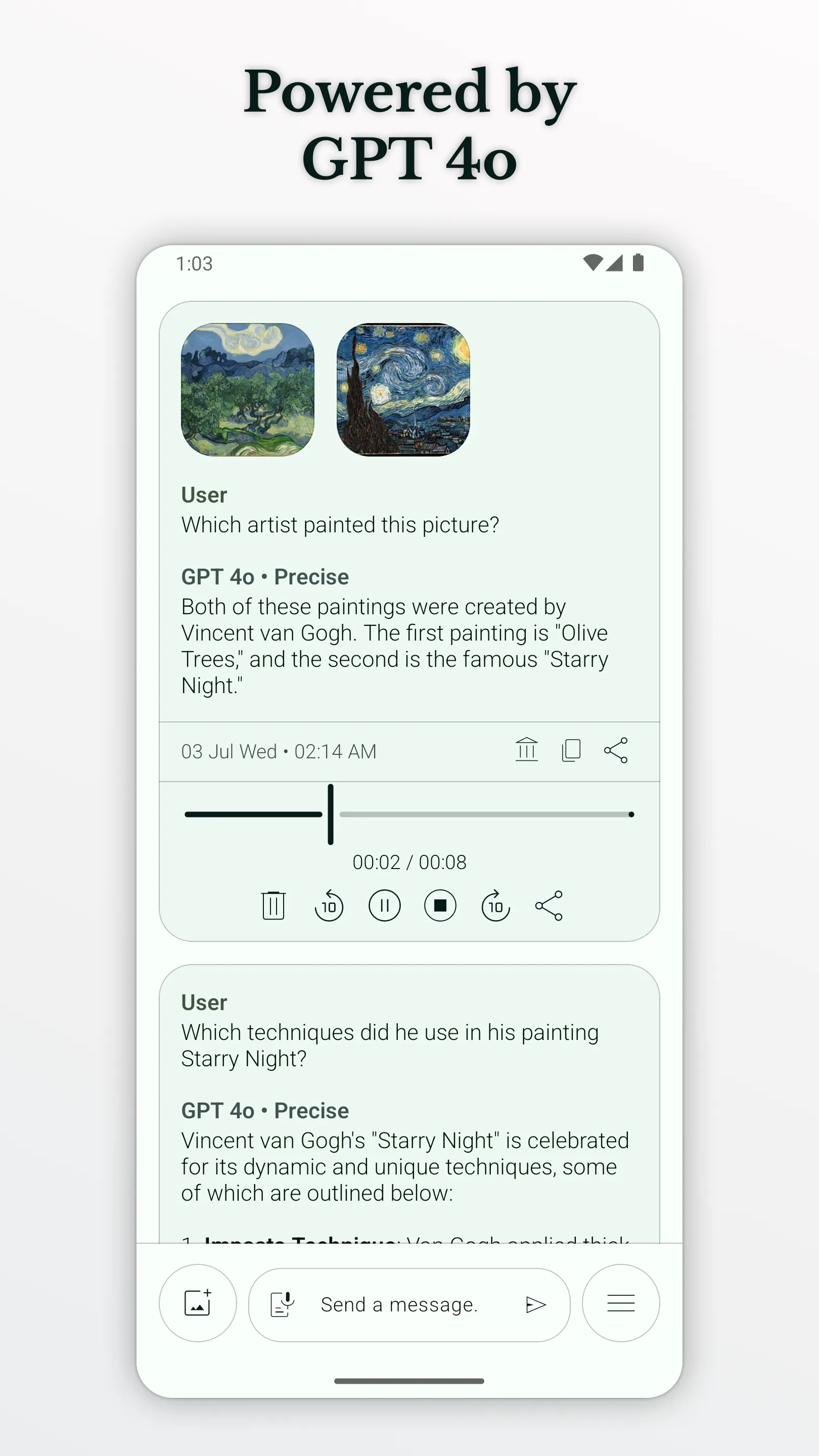 Oak AI - Chat AI on Wear OS | Indus Appstore | Screenshot