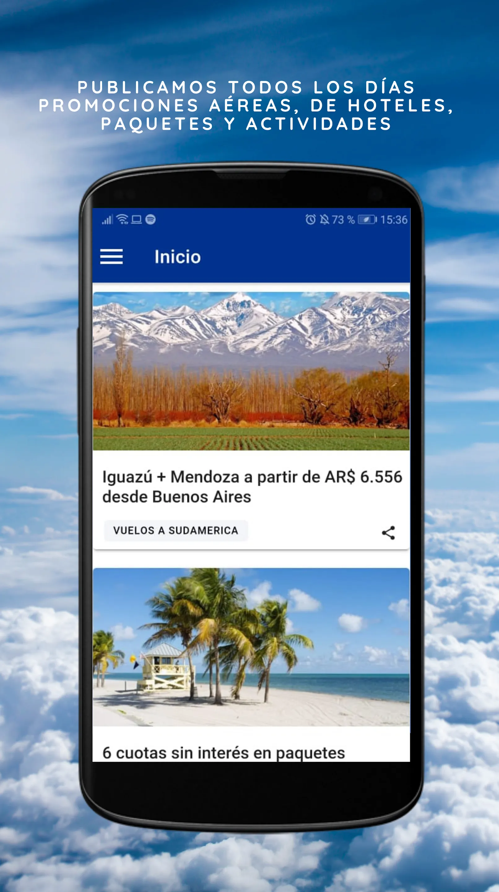 Promociones - Promos Aéreas | Indus Appstore | Screenshot