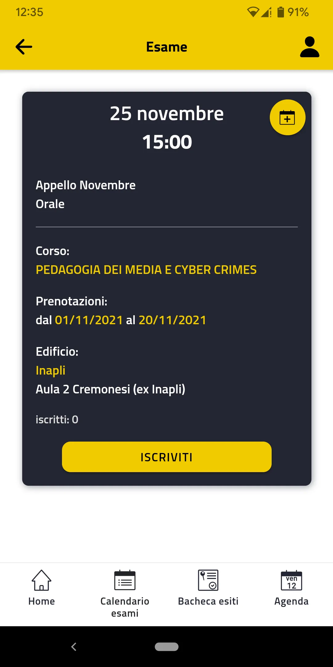 myuniSalento | Indus Appstore | Screenshot