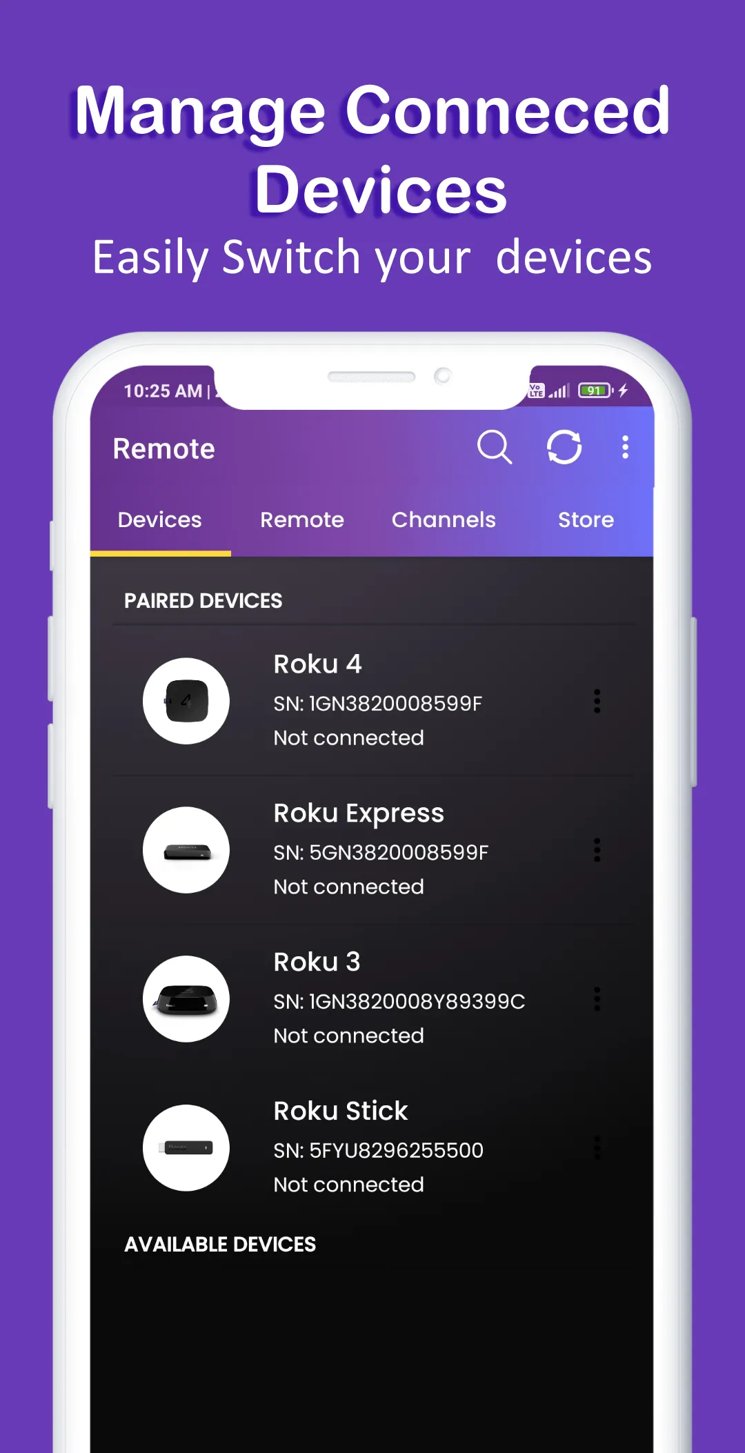 ROKU Smart Tv remote controlle | Indus Appstore | Screenshot