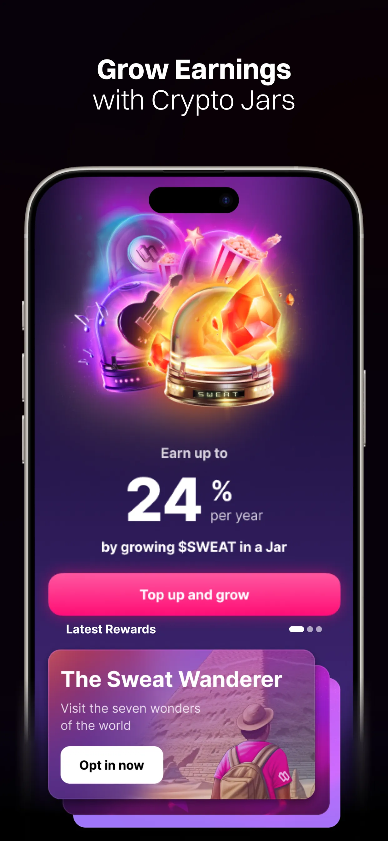 Sweat Wallet: Crypto & Rewards | Indus Appstore | Screenshot
