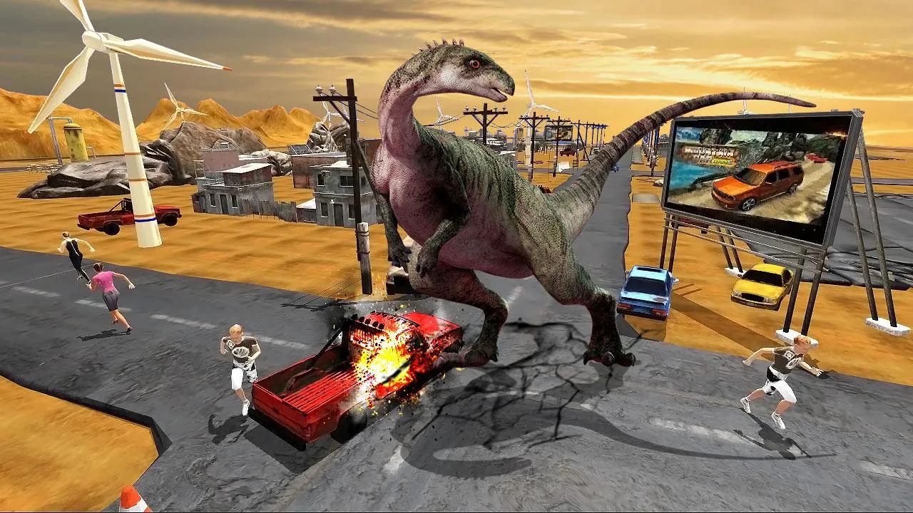 Deadly Dinosaur Attack | Indus Appstore | Screenshot