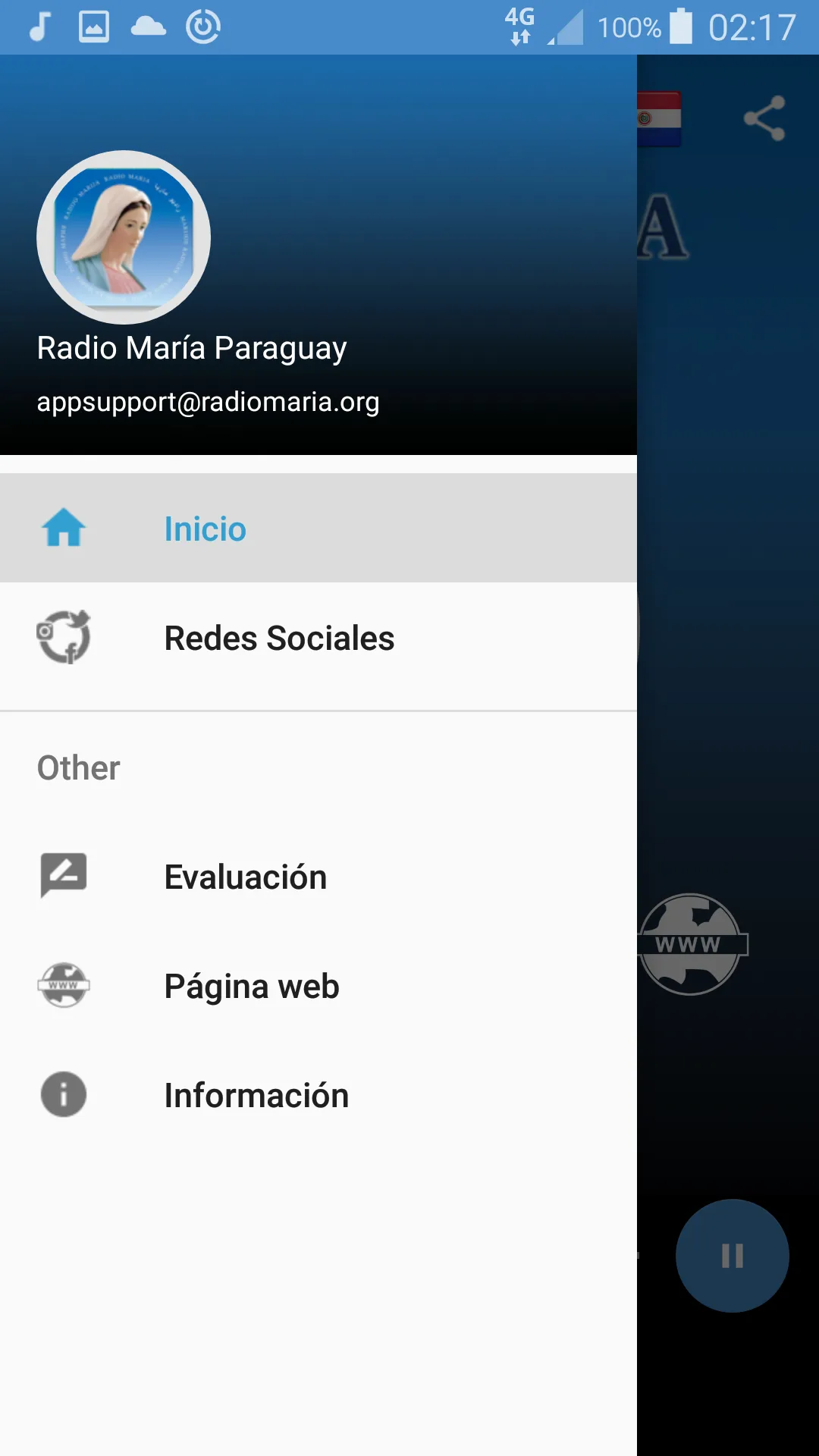 Radio Maria Paraguay | Indus Appstore | Screenshot