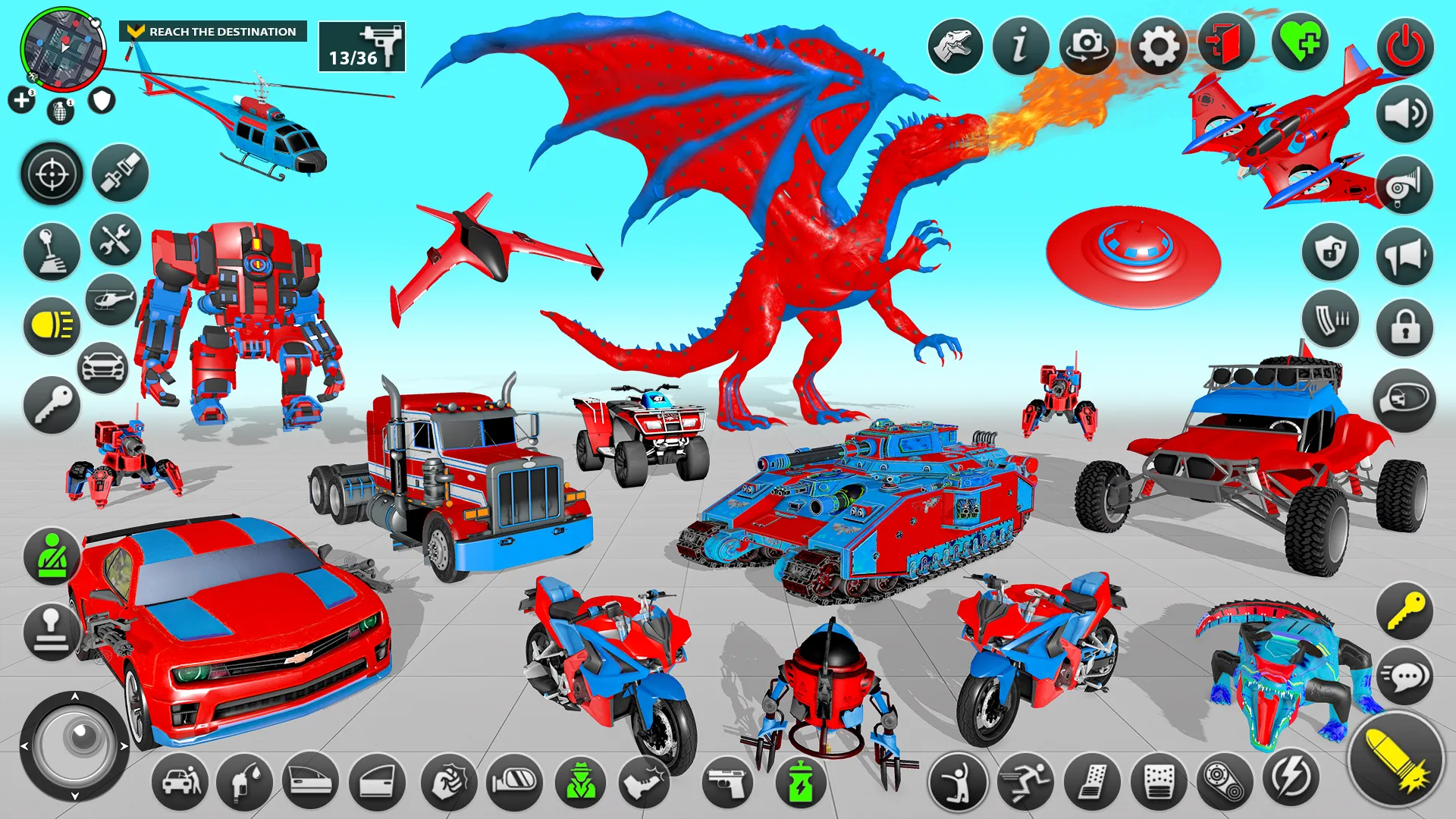 Dino Car Robot Transform Games | Indus Appstore | Screenshot