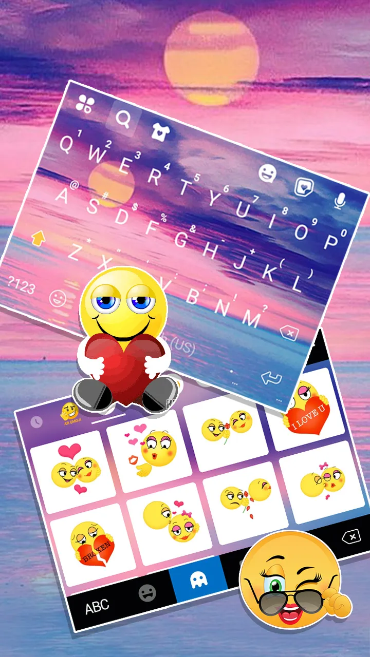 Ocean Sunset Keyboard Backgrou | Indus Appstore | Screenshot