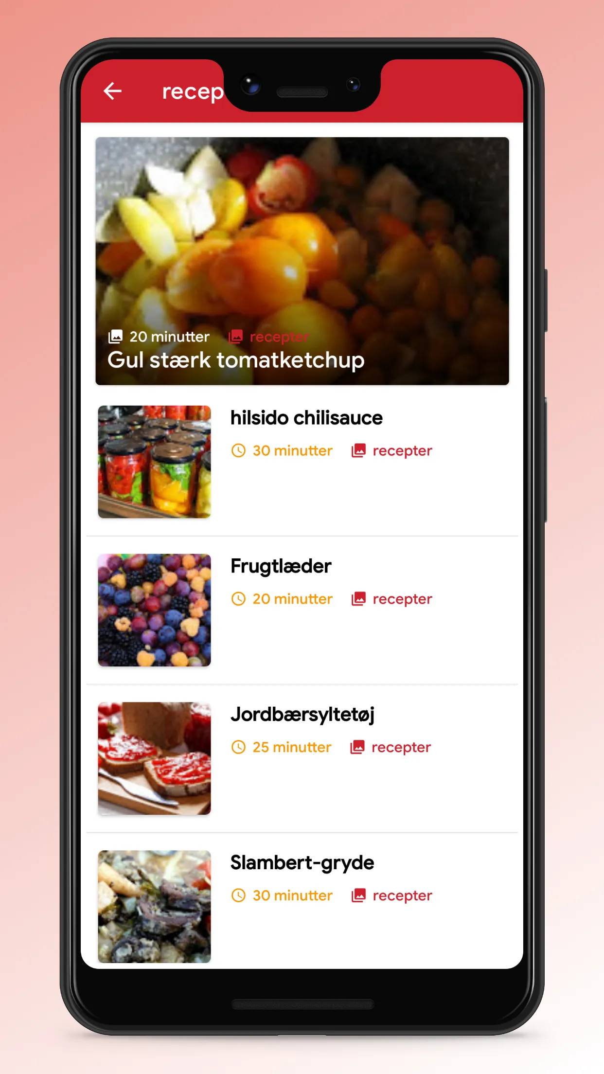 Danish Recipes - Food App | Indus Appstore | Screenshot