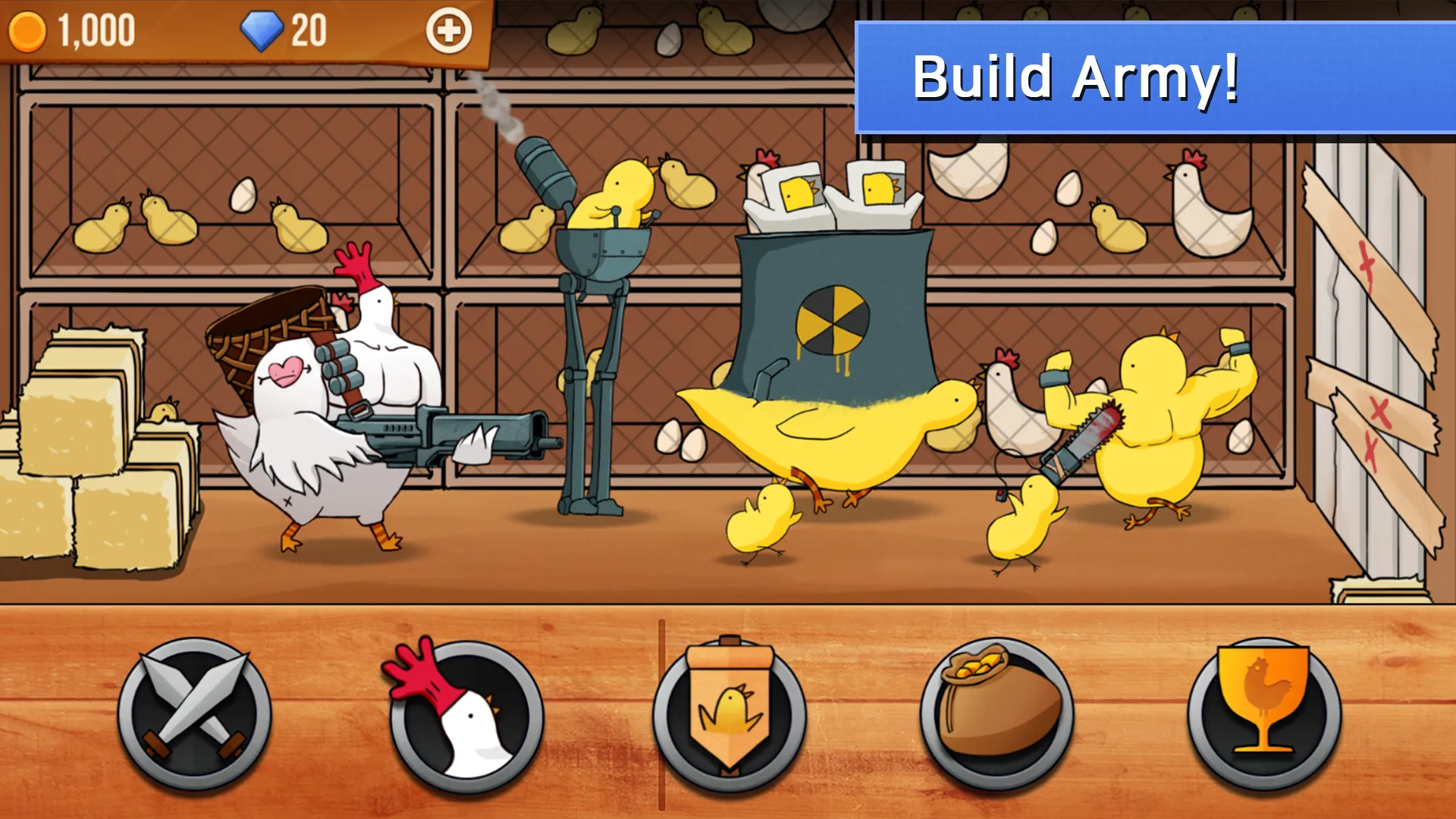 Chicken VS Man | Indus Appstore | Screenshot