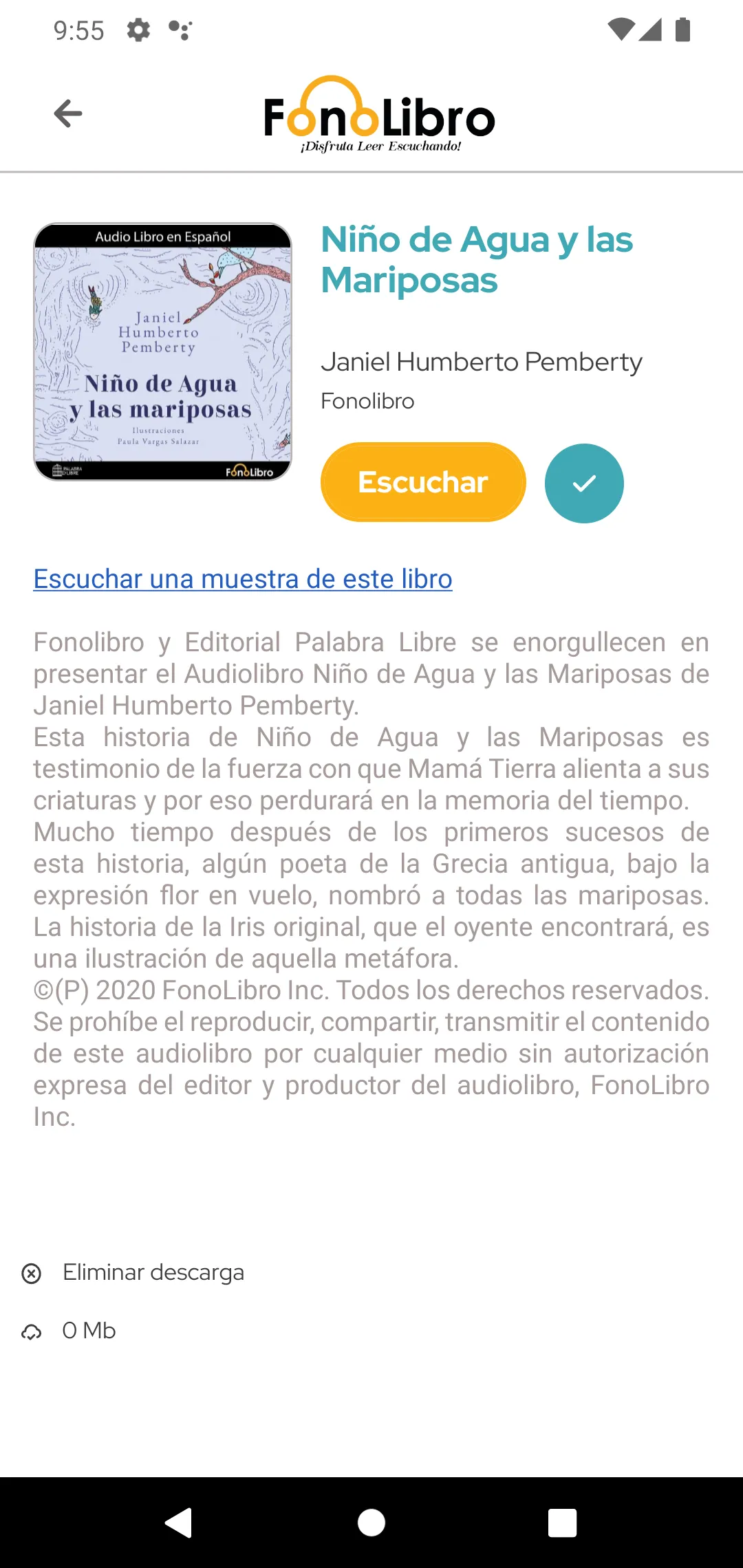 Fonolibro | Indus Appstore | Screenshot