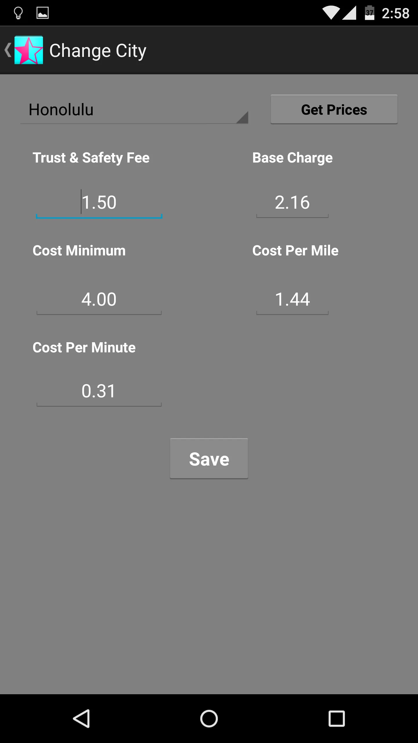 Ride Calculator for Lyft (DEFU | Indus Appstore | Screenshot