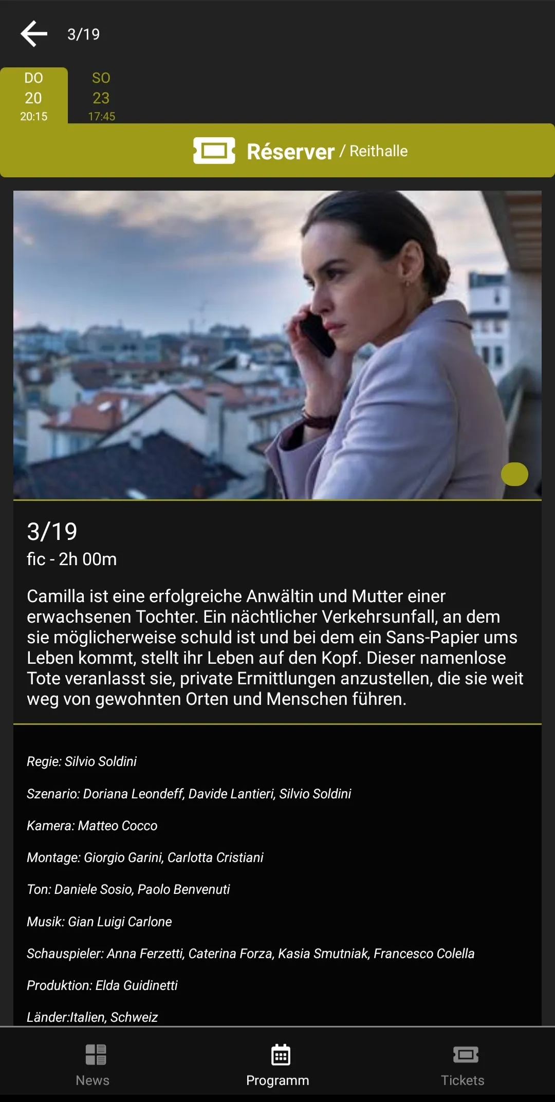 59. Solothurner Filmtage | Indus Appstore | Screenshot