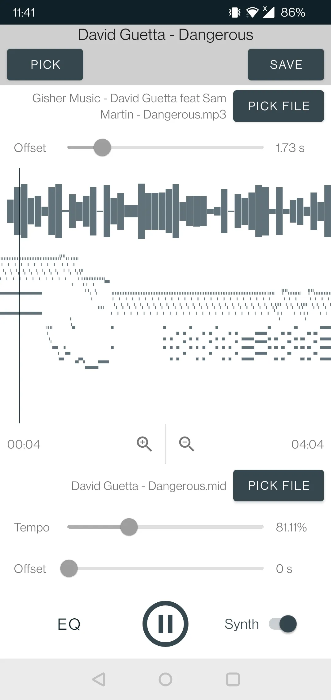 Midi & Audio Sync Player | Indus Appstore | Screenshot