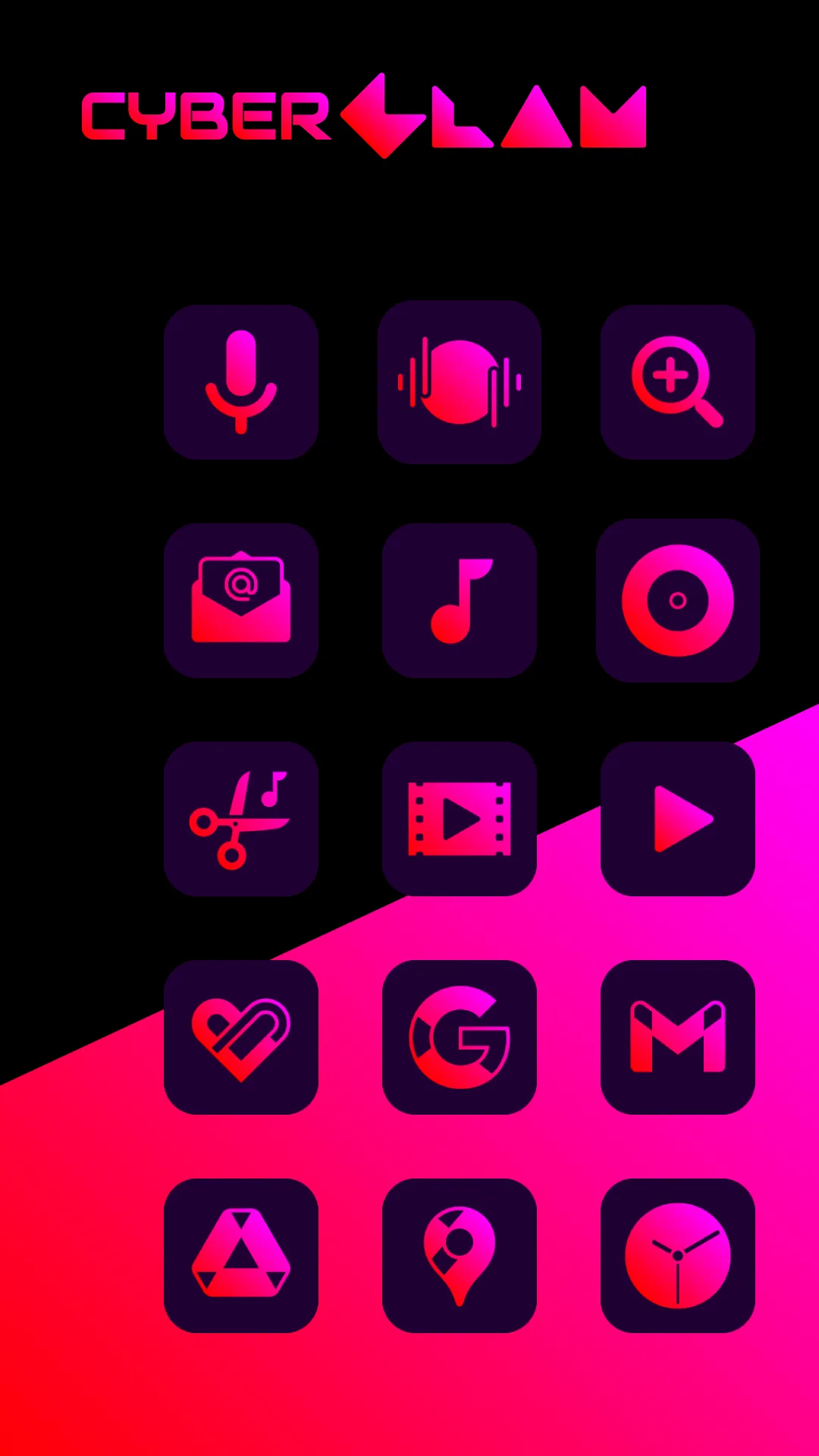 CyberGLAM - Icon Pack | Indus Appstore | Screenshot