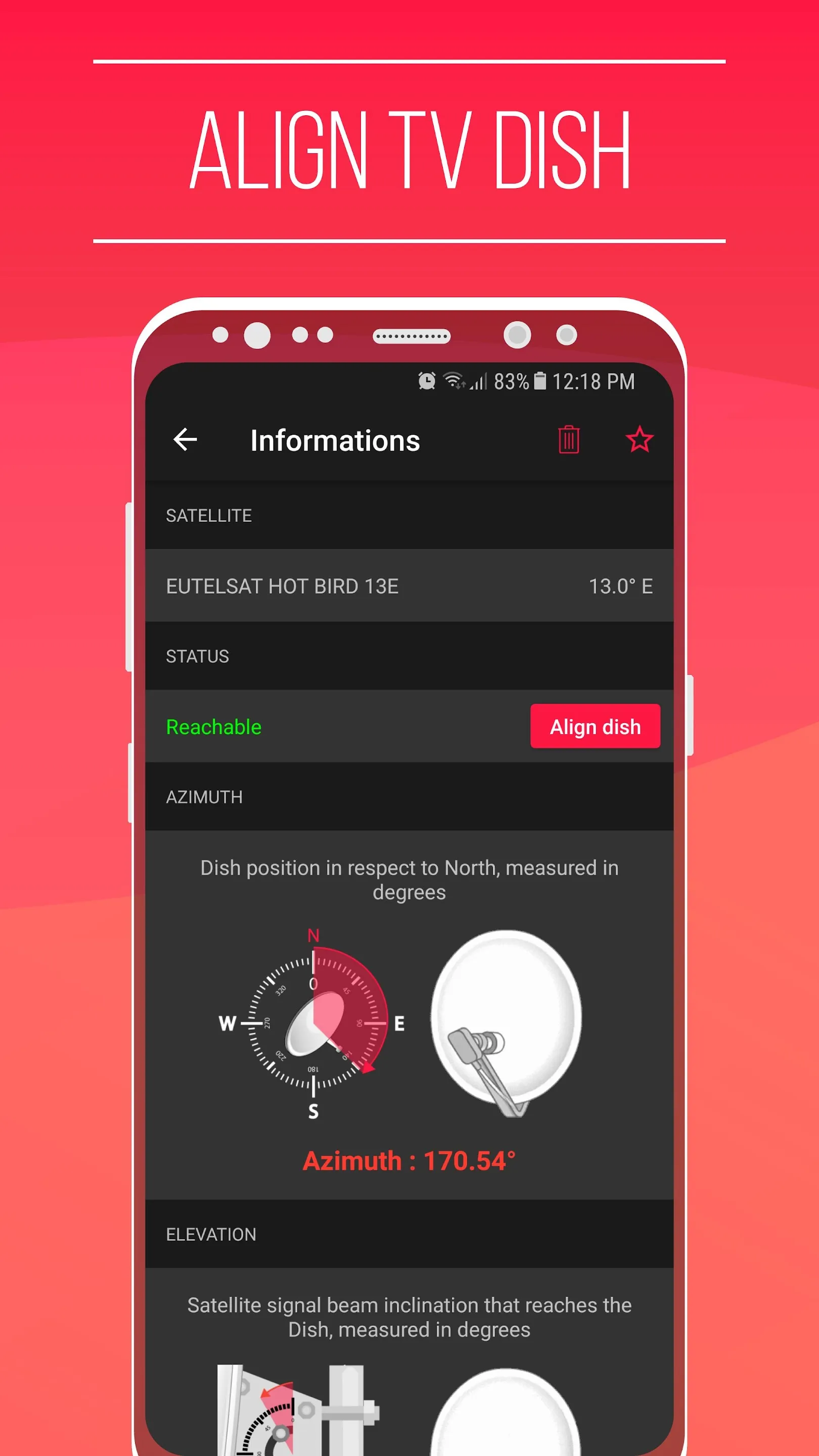 Satellite Pointer | Indus Appstore | Screenshot