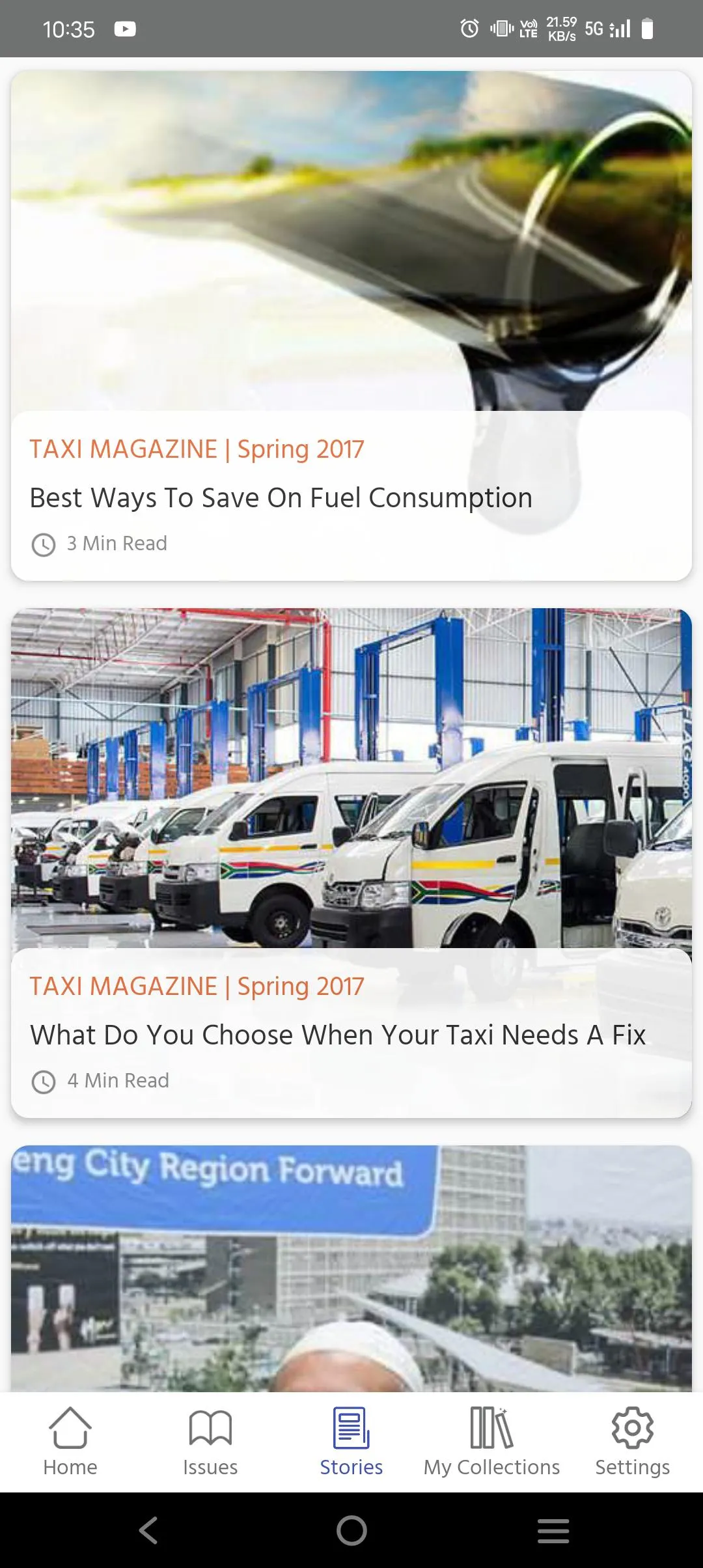 Taxi Magazine | Indus Appstore | Screenshot