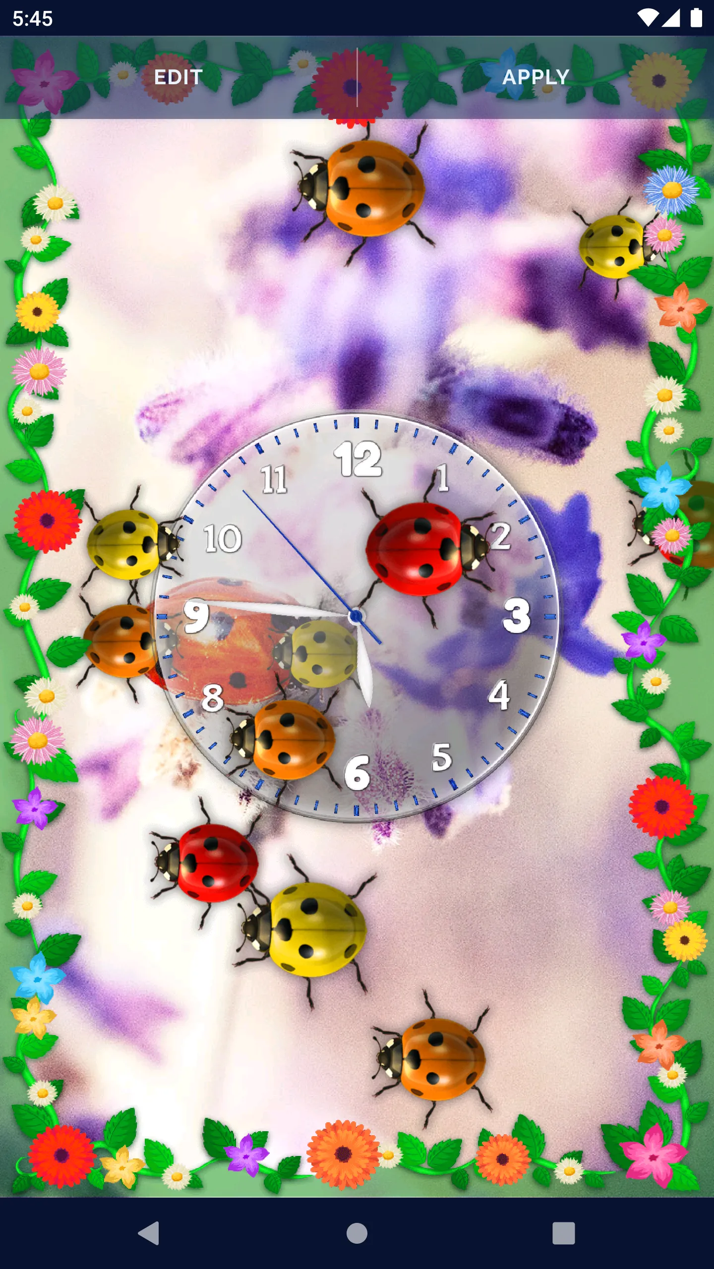 Cute Ladybug Live Wallpaper | Indus Appstore | Screenshot