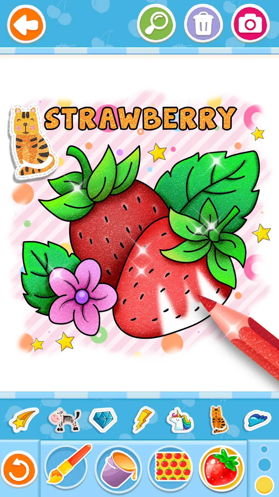 Fruits and Vegetables Coloring | Indus Appstore | Screenshot