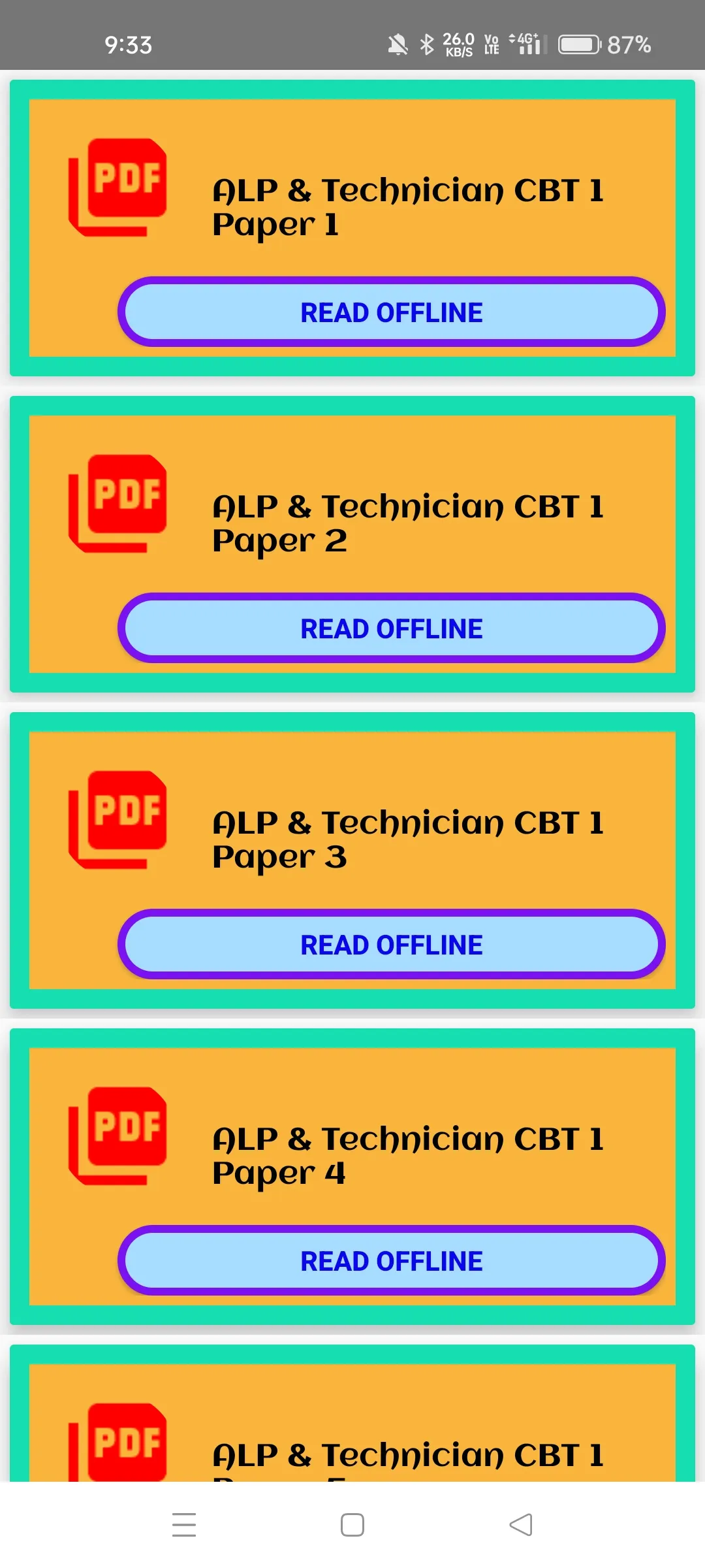 ALP Technician Previous Paper | Indus Appstore | Screenshot