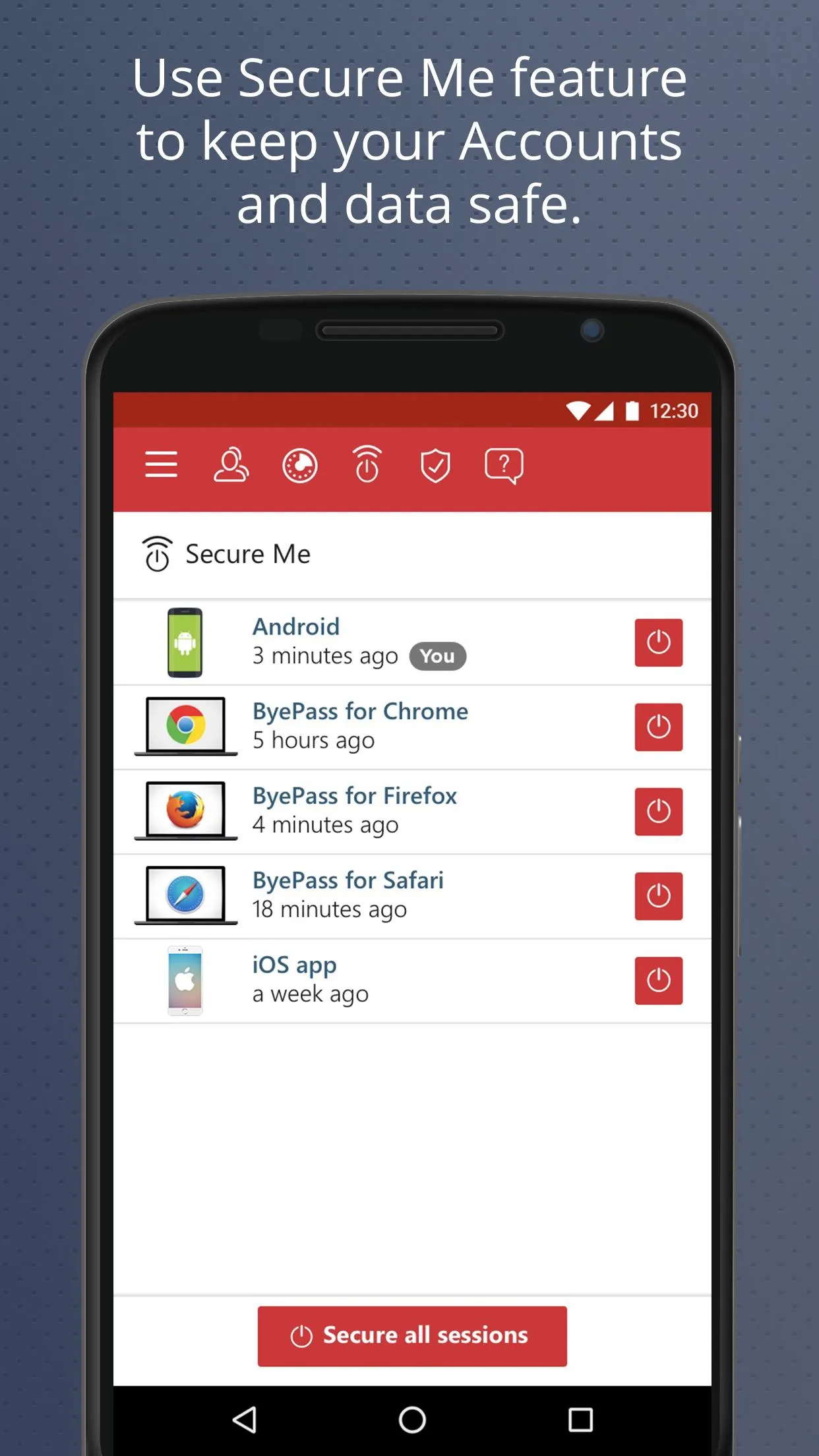 ByePass Password Manager from  | Indus Appstore | Screenshot