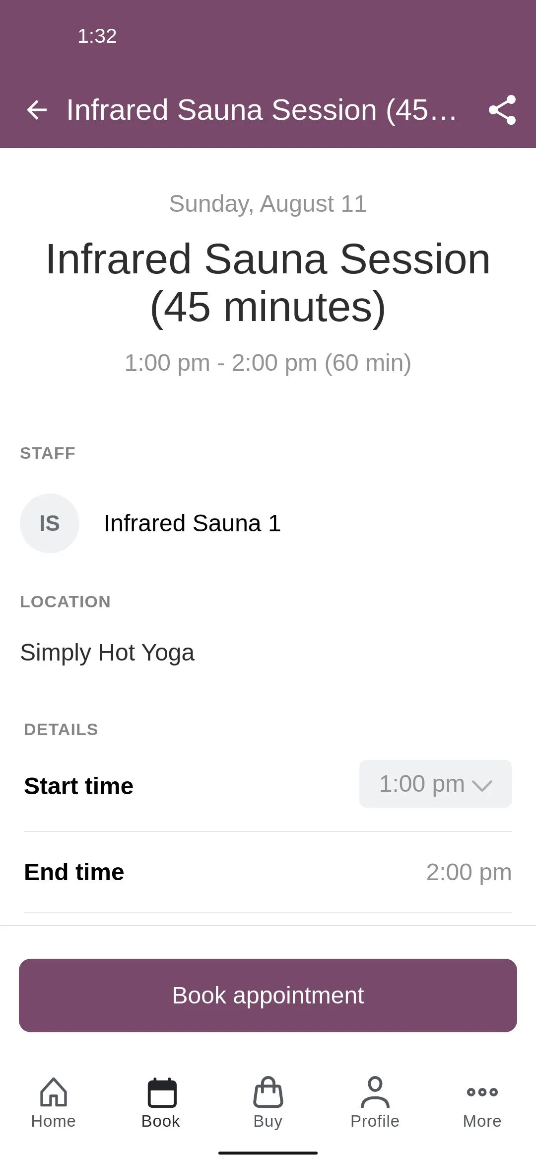 Simply Hot Yoga | Indus Appstore | Screenshot