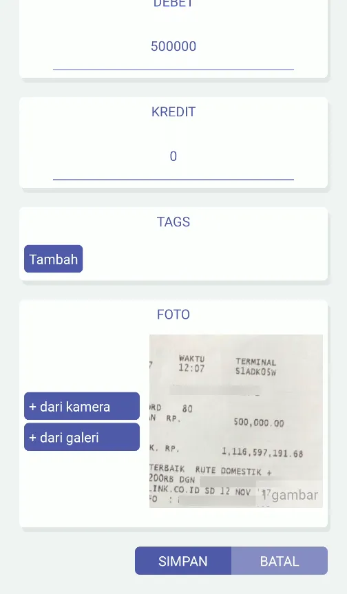 Catatan Tabungan | Indus Appstore | Screenshot