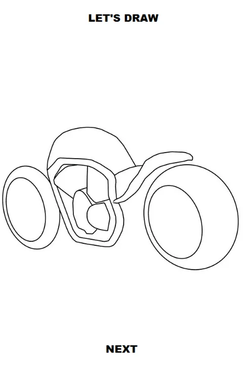 Draw Motorcycles: Cruiser | Indus Appstore | Screenshot