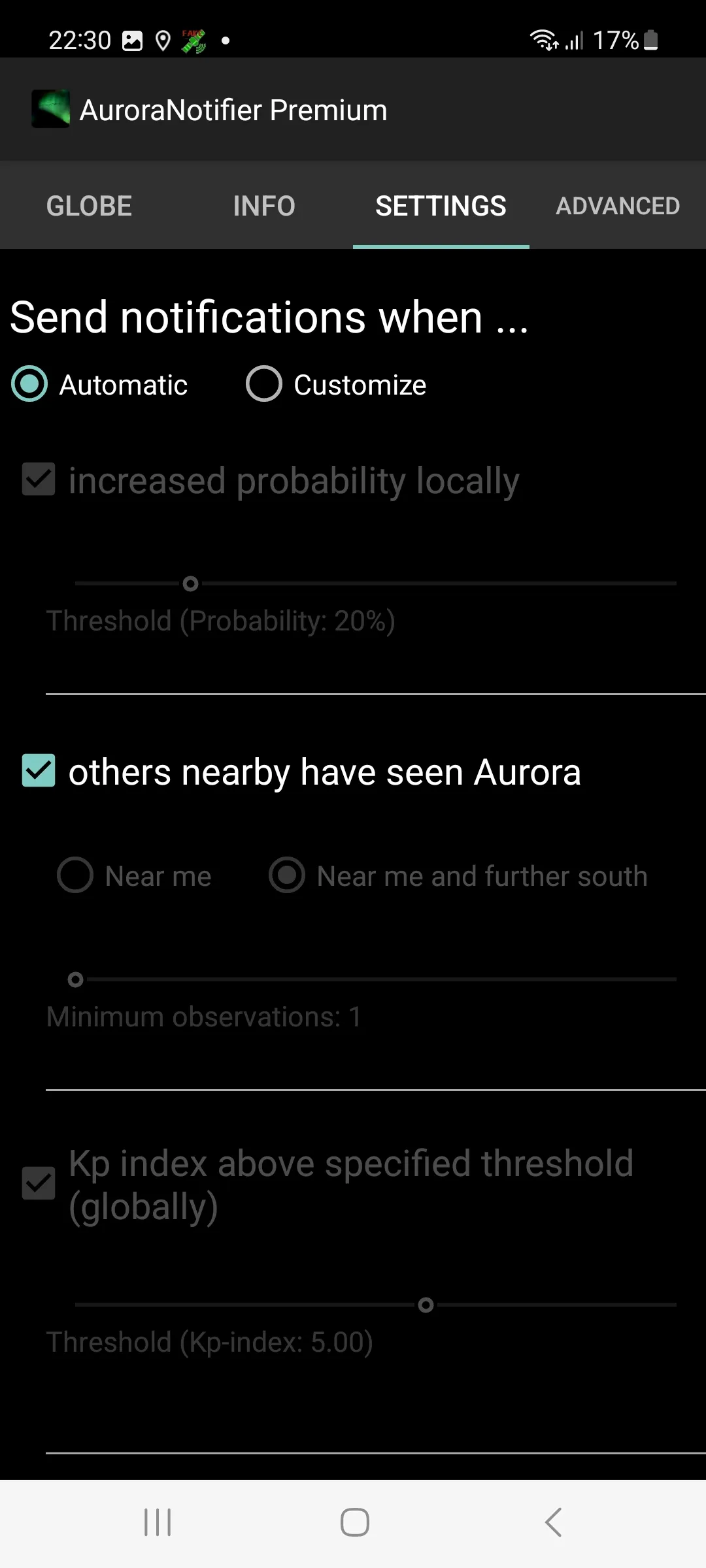 Aurora Notifier | Indus Appstore | Screenshot