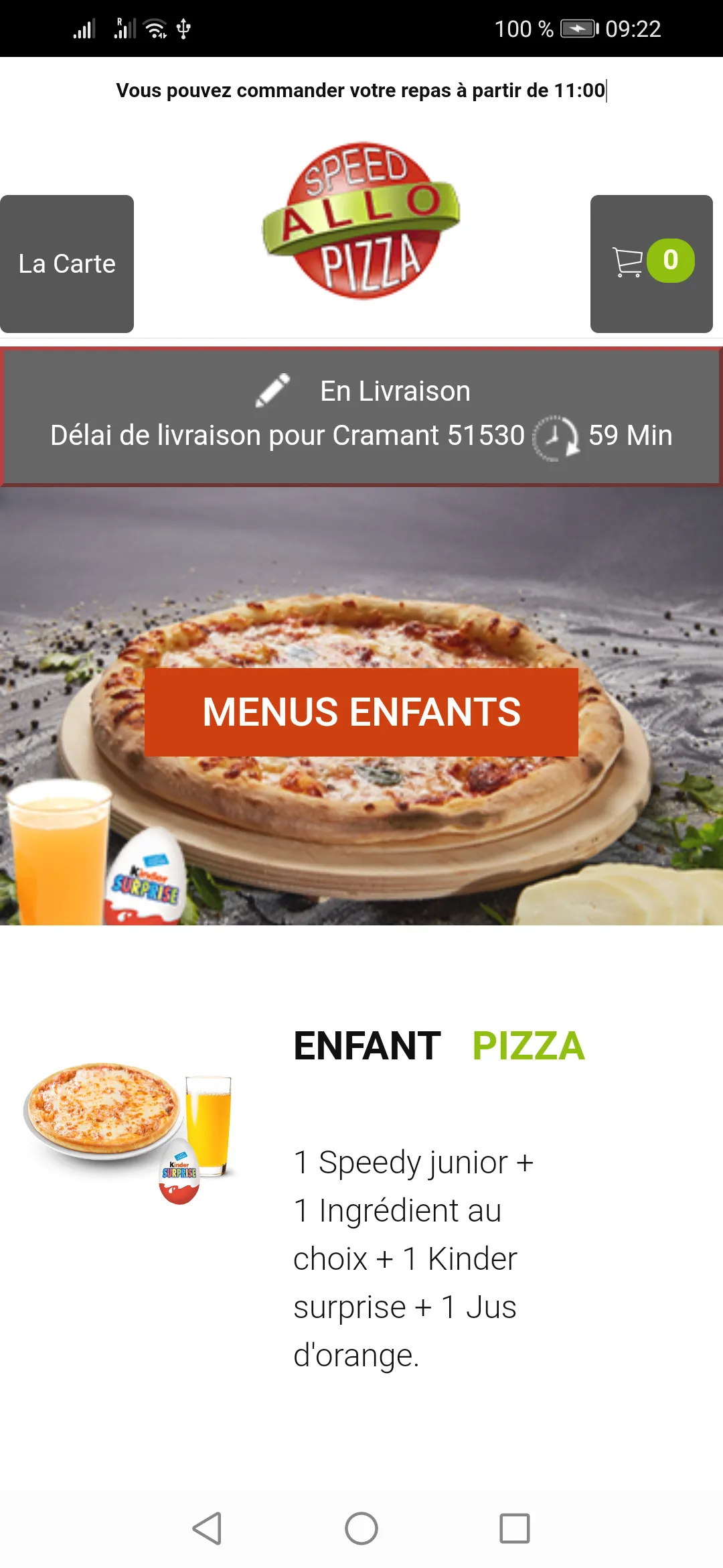 Speed Allo Pizza | Indus Appstore | Screenshot