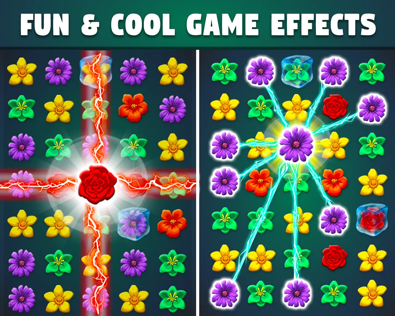 Flower Match Game Flower Merge | Indus Appstore | Screenshot