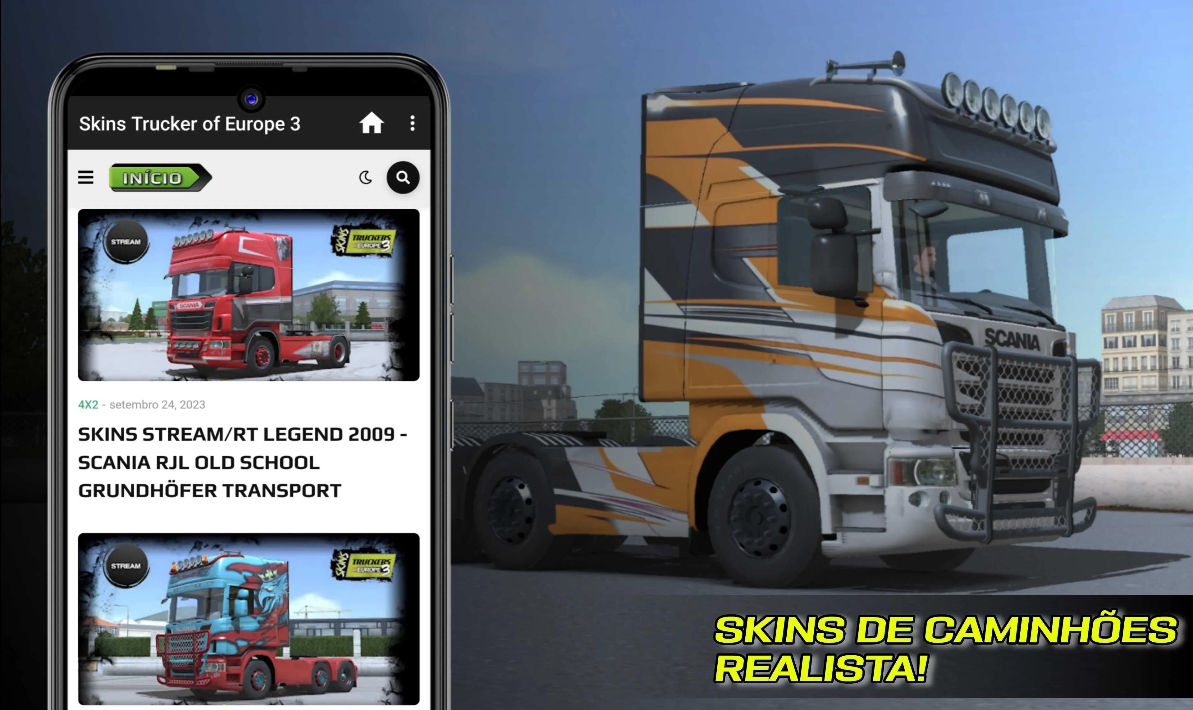 Skins Truckers Of Europe 3 | Indus Appstore | Screenshot