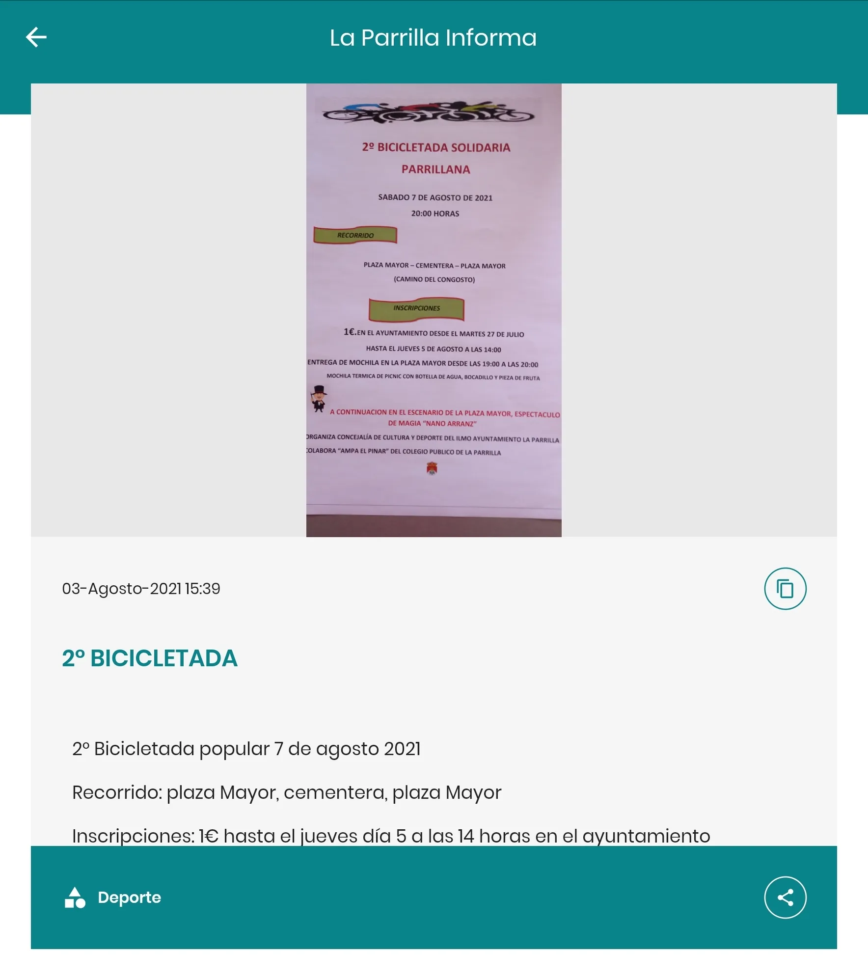 La Parrilla Informa | Indus Appstore | Screenshot