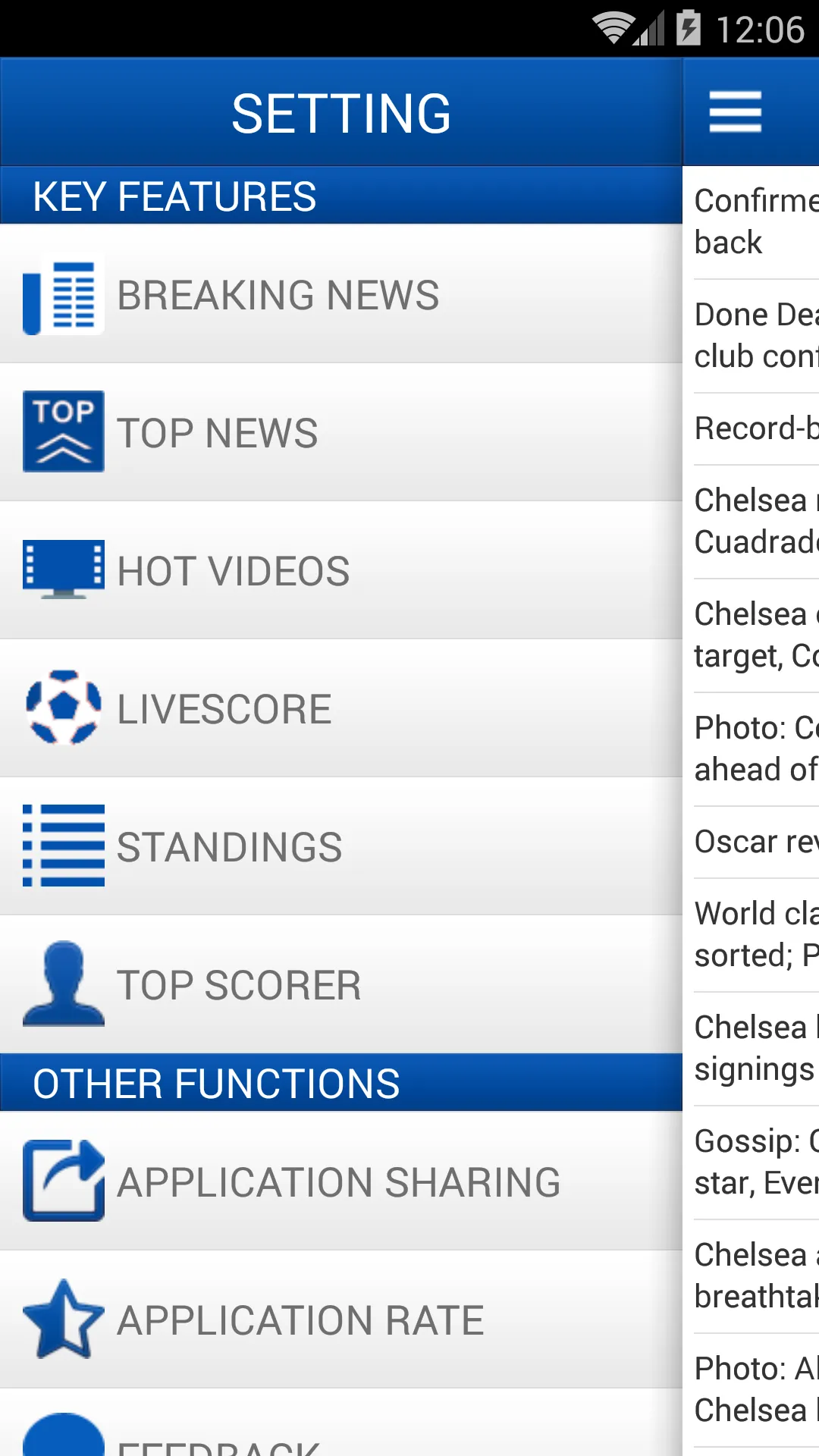 Latest News for Chelsea | Indus Appstore | Screenshot