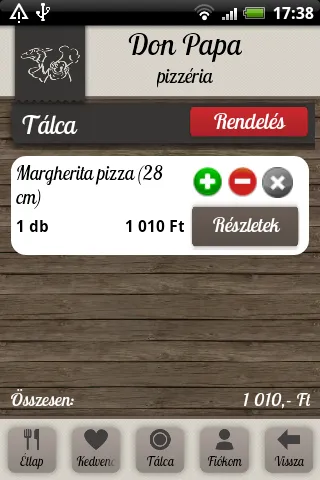 Don Papa Étterem | Indus Appstore | Screenshot