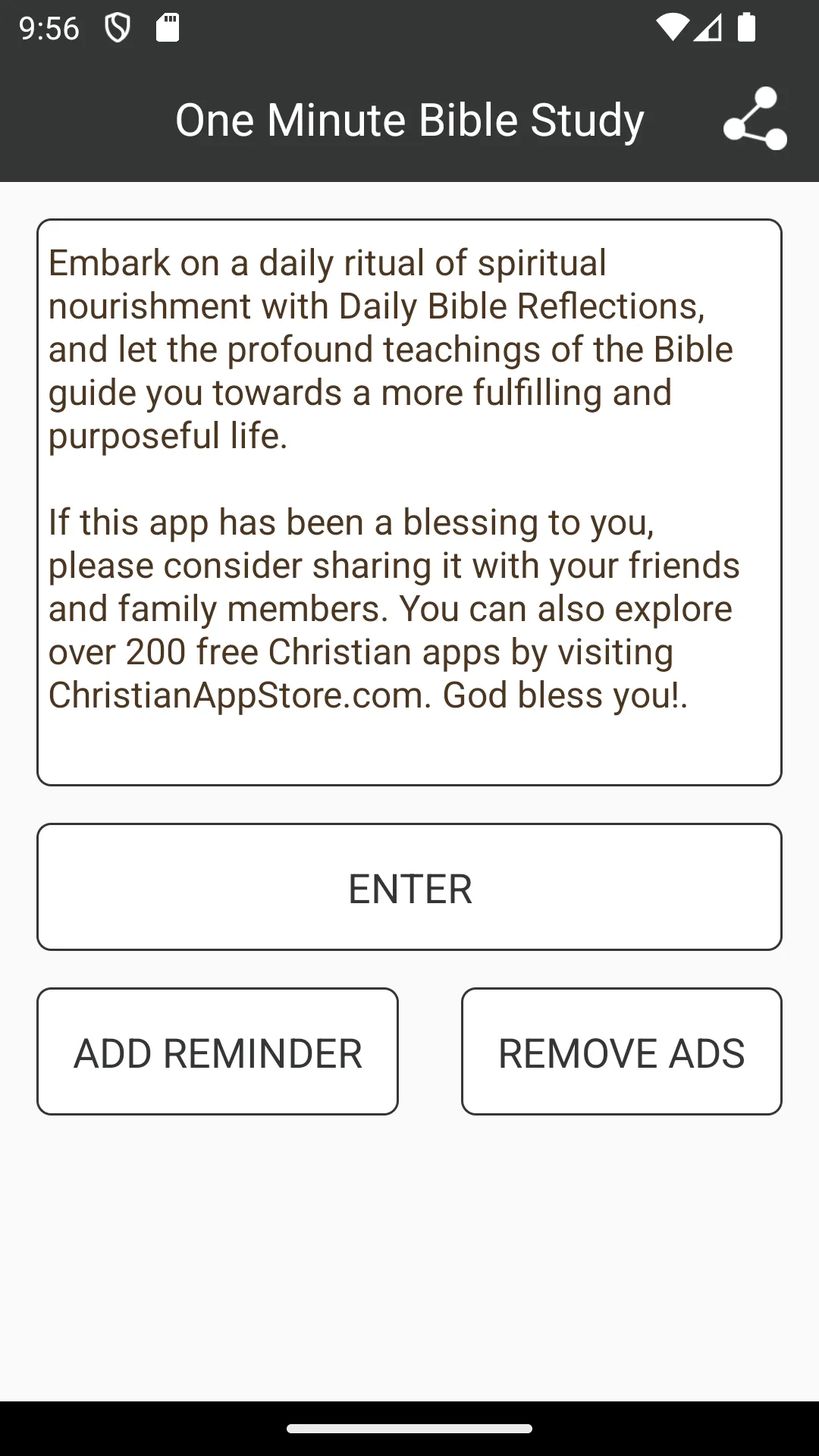 1 Minute Bible Study | Indus Appstore | Screenshot