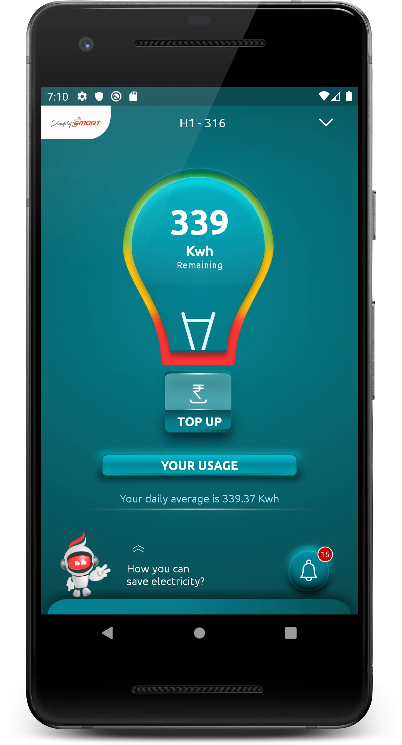 SimplySmart Electricity | Indus Appstore | Screenshot