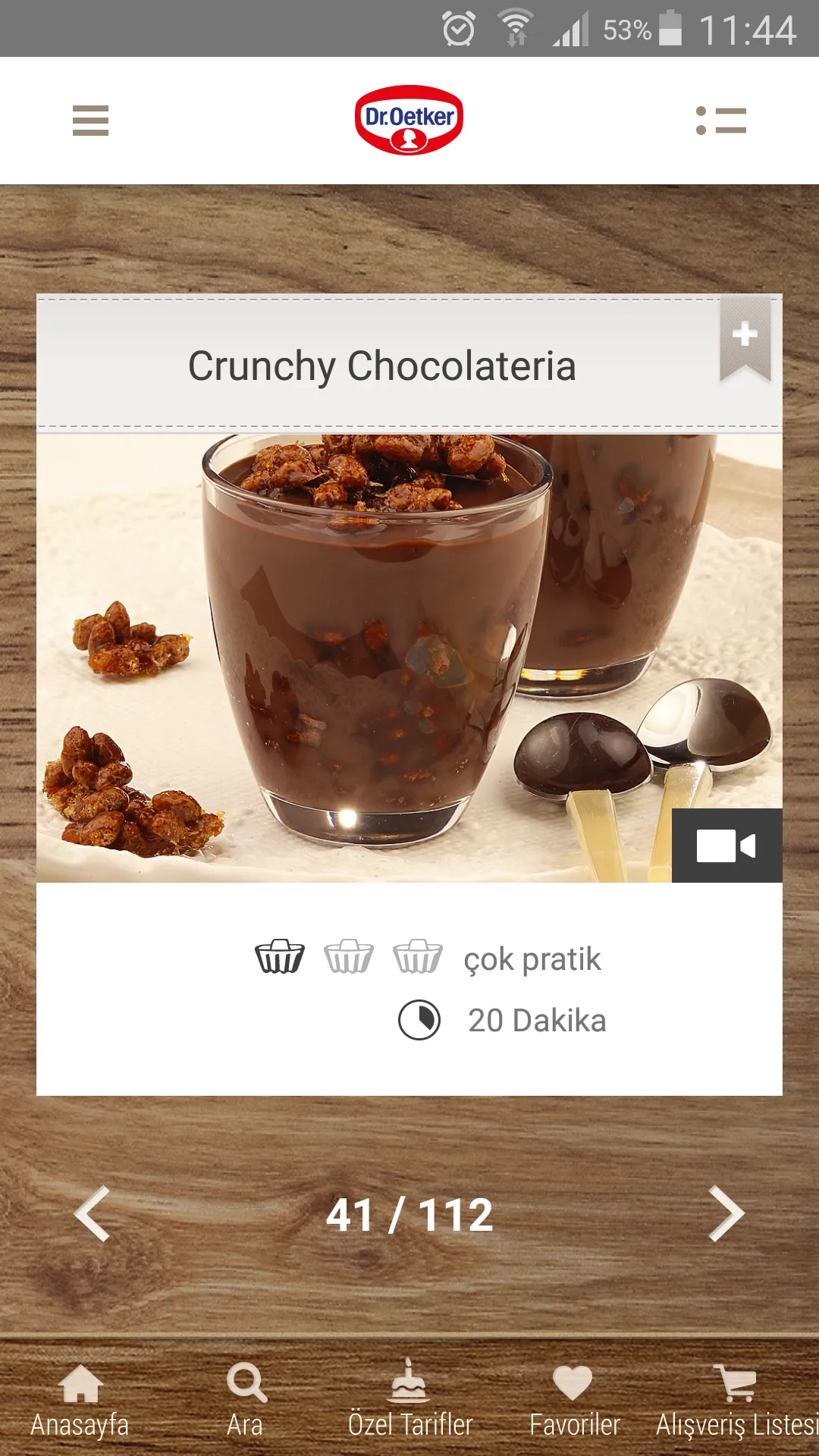 Dr. Oetker Tarif Dünyası | Indus Appstore | Screenshot