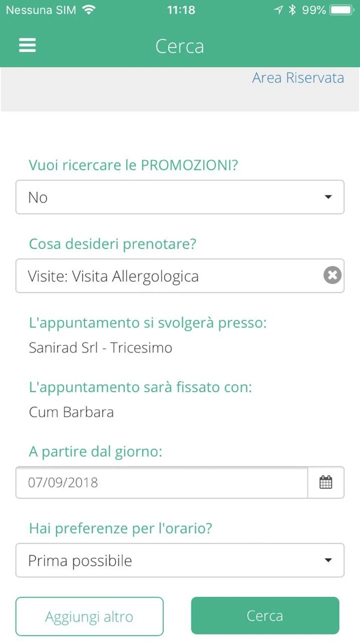 saniRad prenota facile | Indus Appstore | Screenshot