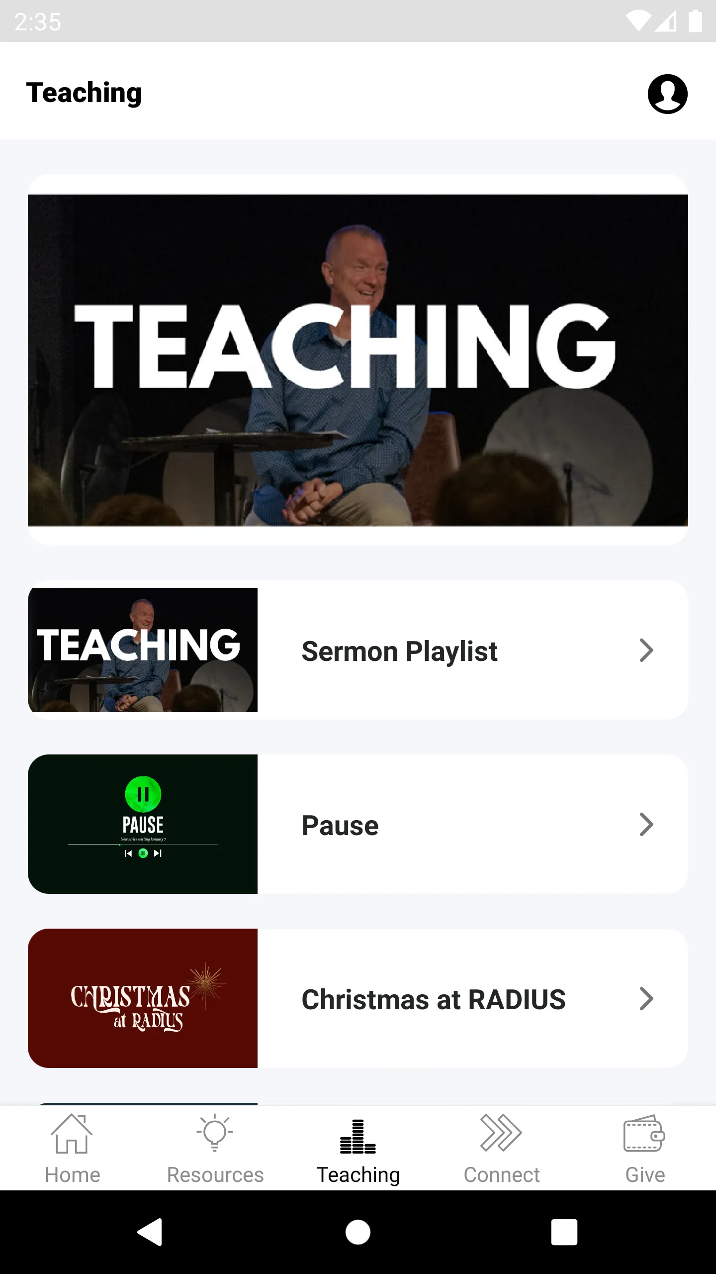 RADIUS Church App | Indus Appstore | Screenshot