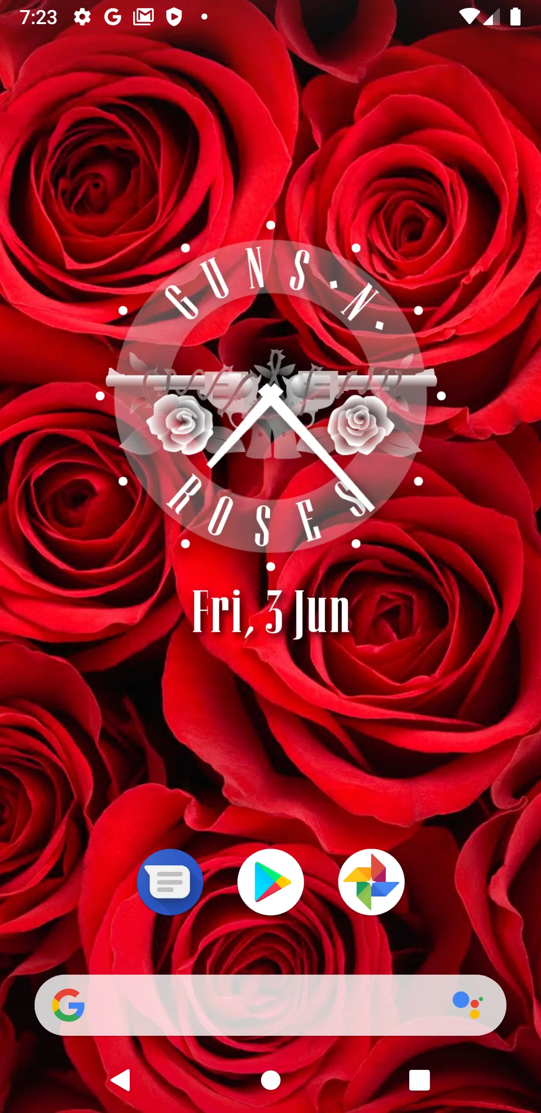 GNR Clock Widget & Wallpapers | Indus Appstore | Screenshot