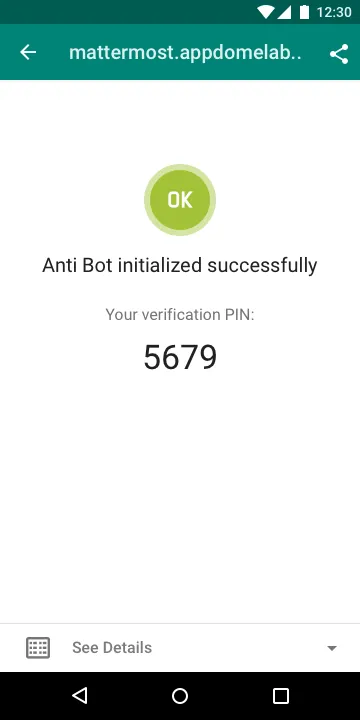 Anti Bot Verification App | Indus Appstore | Screenshot